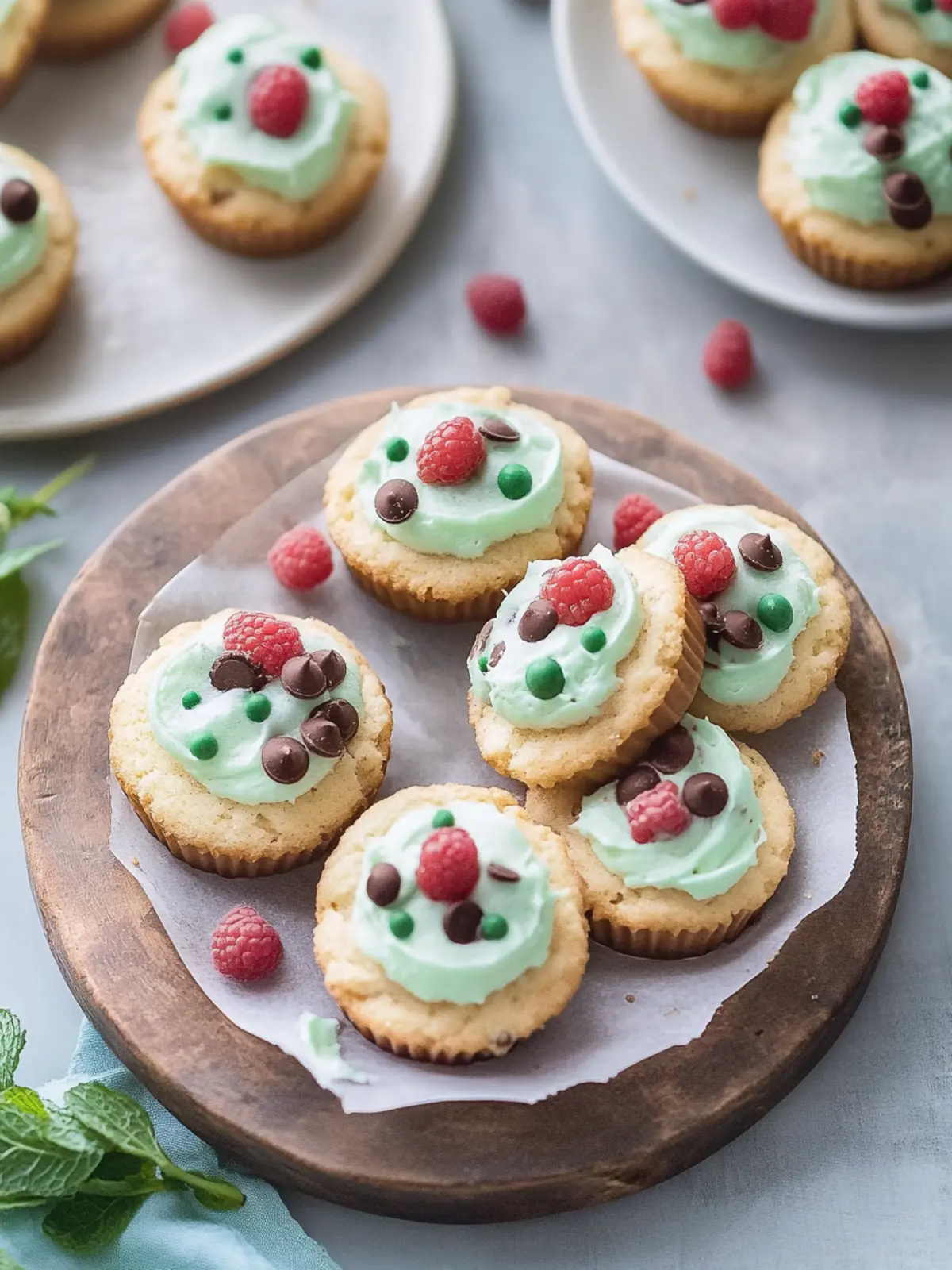 Minzschokoladenstückchenkekse für festliche Genussmomente 2 Minzschokoladenstückchenkekse