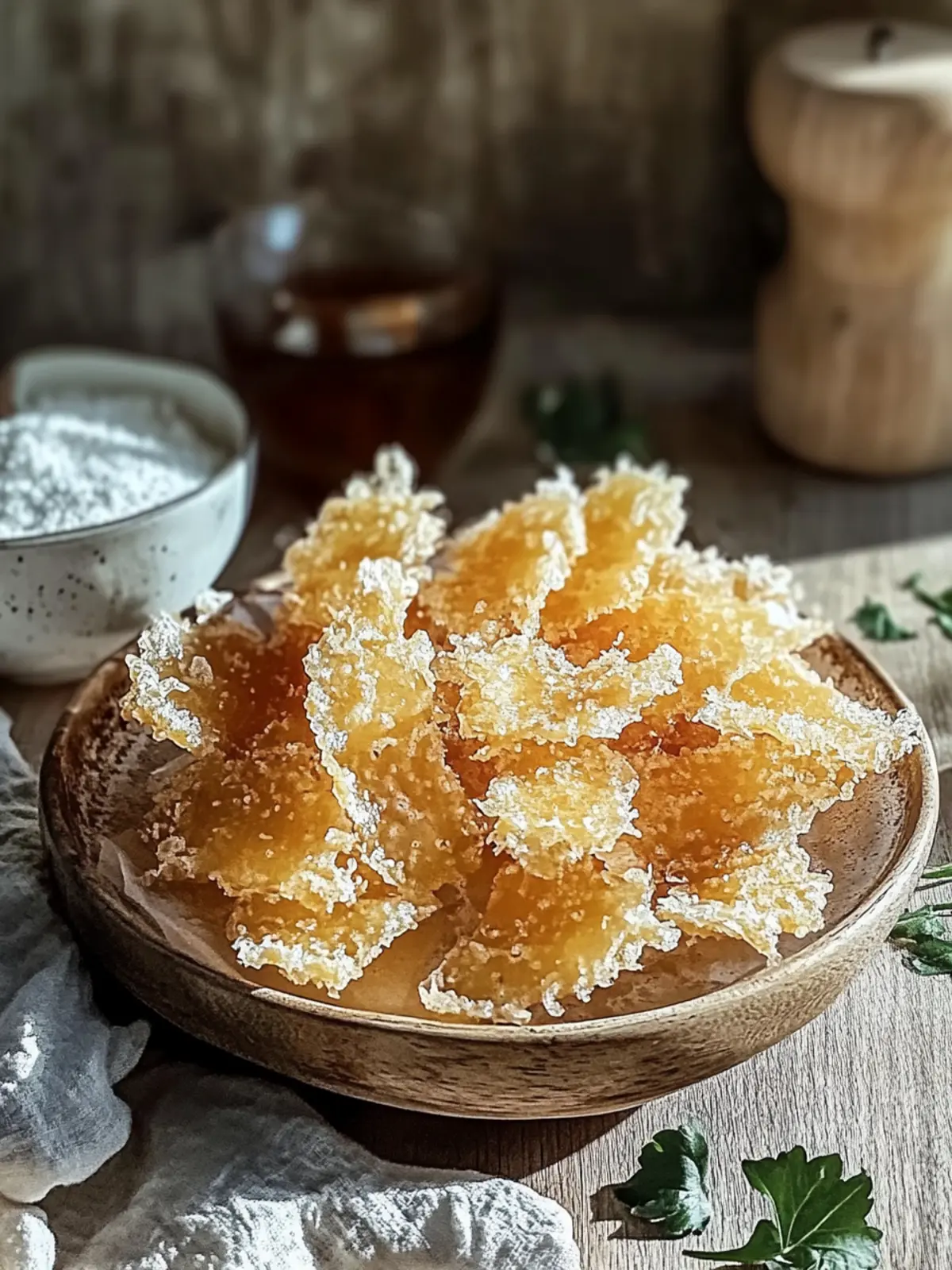 Krosse Luftfritteuse Hühnchenstreifen mit Honig-Senf-Sauce 2 Krosse Luftfritteuse Hühnchenstreifen