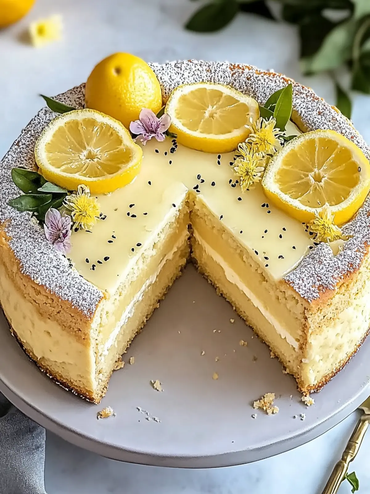 Zitronen-Mohnkuchen mit frischer Frischkäse-Glasur für jeden Anlass 4 Zitronen-Mohnkuchen mit frischer Frischkäse-Glasur