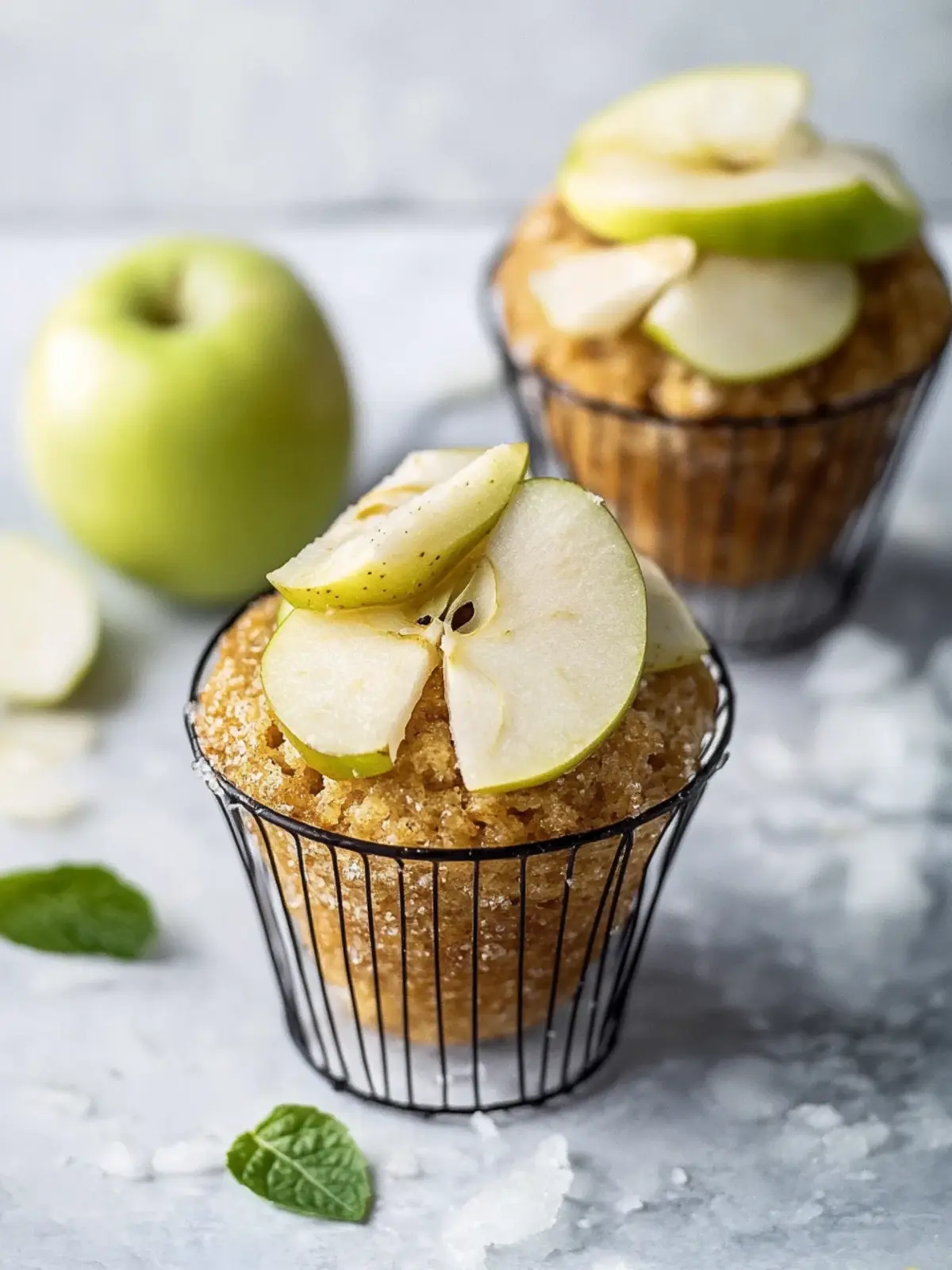 Gebackene Apfel-Zimt-Haferflocken-Törtchen für den perfekten Start 5 Gebackene Apfel-Zimt-Haferflocken-Törtchen