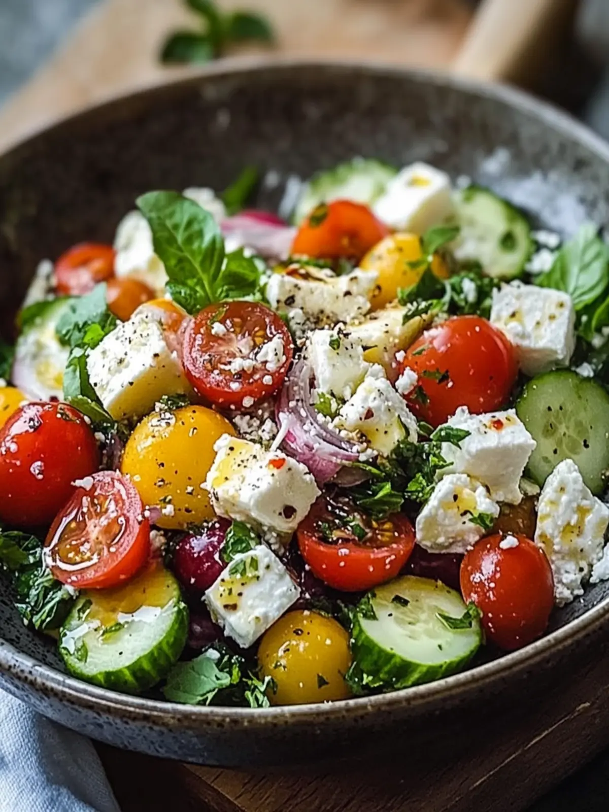 Hüttenkäse Salat: Der erfrischende Protein-Snack für dich 3 Hüttenkäse Salat