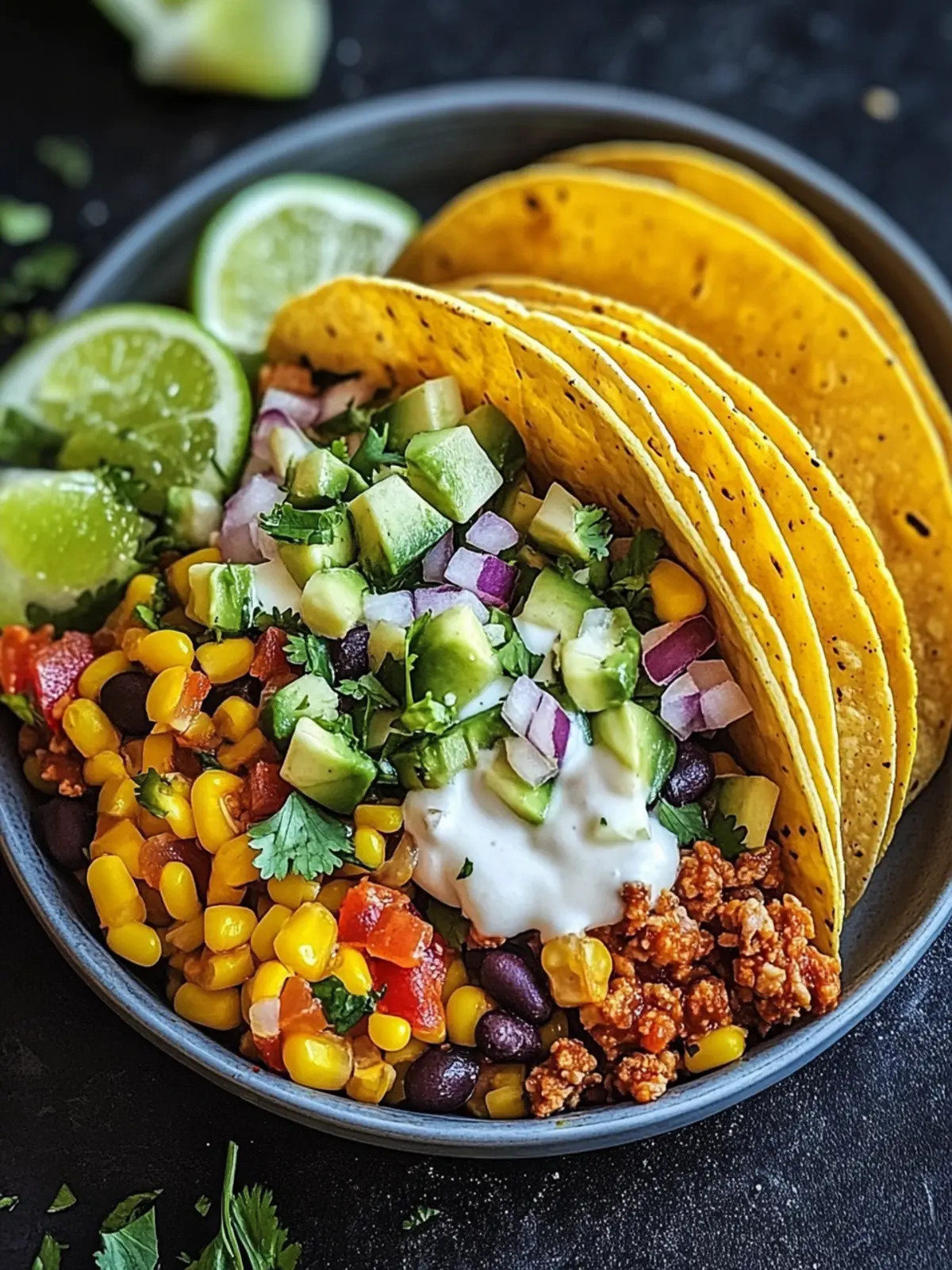 Köstliche Taco-Reis-Schüssel für stressfreie Familienabende 3 Taco-Reis-Schüssel