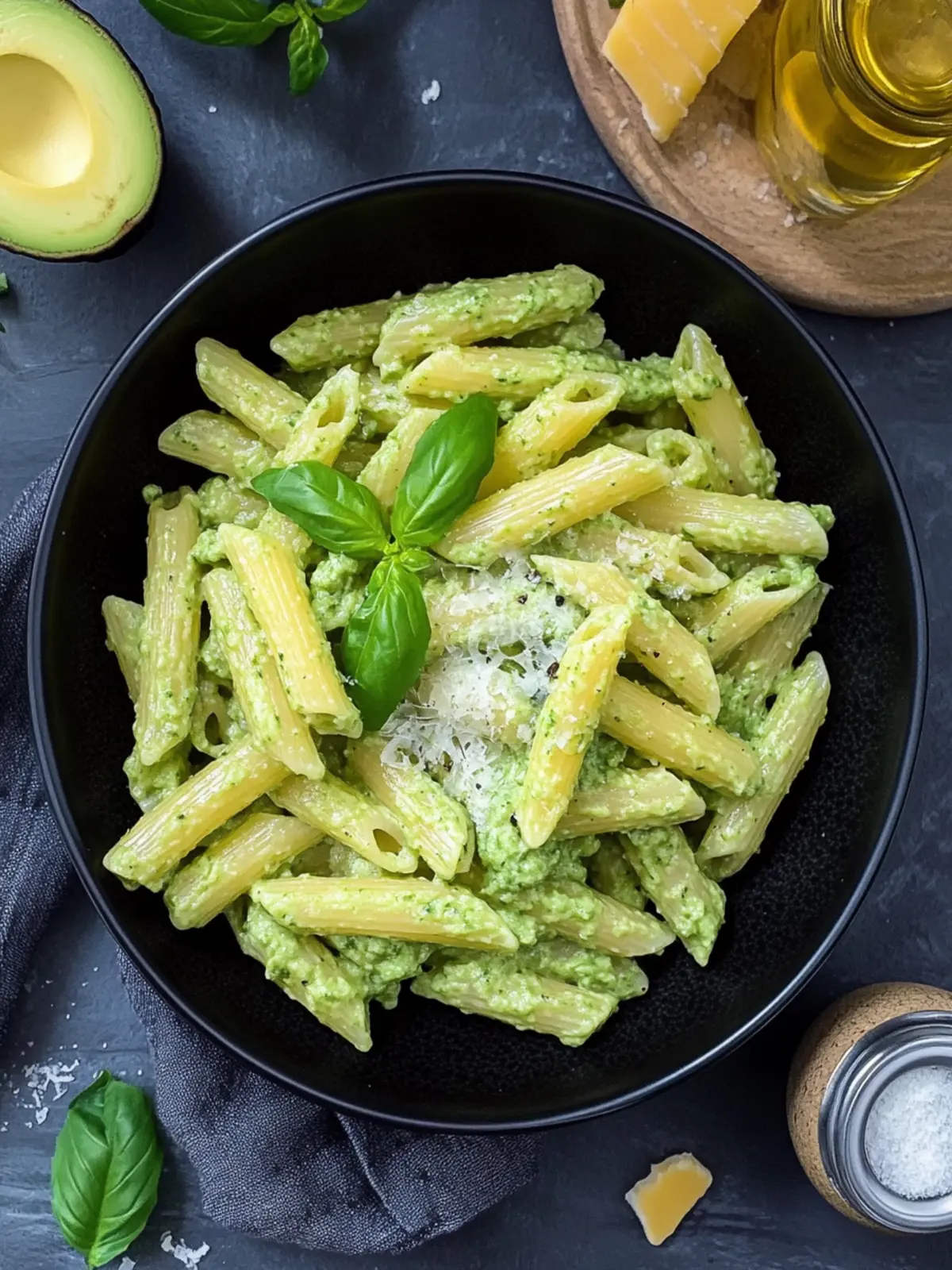 Cremige Avocado Frischkäse Pasta: Schnelles Sommervergnügen 2 Avocado, Frischkäse, Pasta