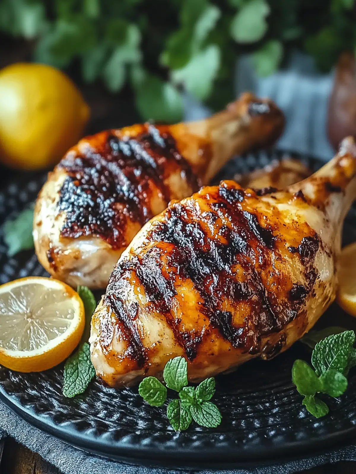 Crispy Hähnchenschenkel aus der Heißluftfritteuse 5 Crispy Hähnchenschenkel