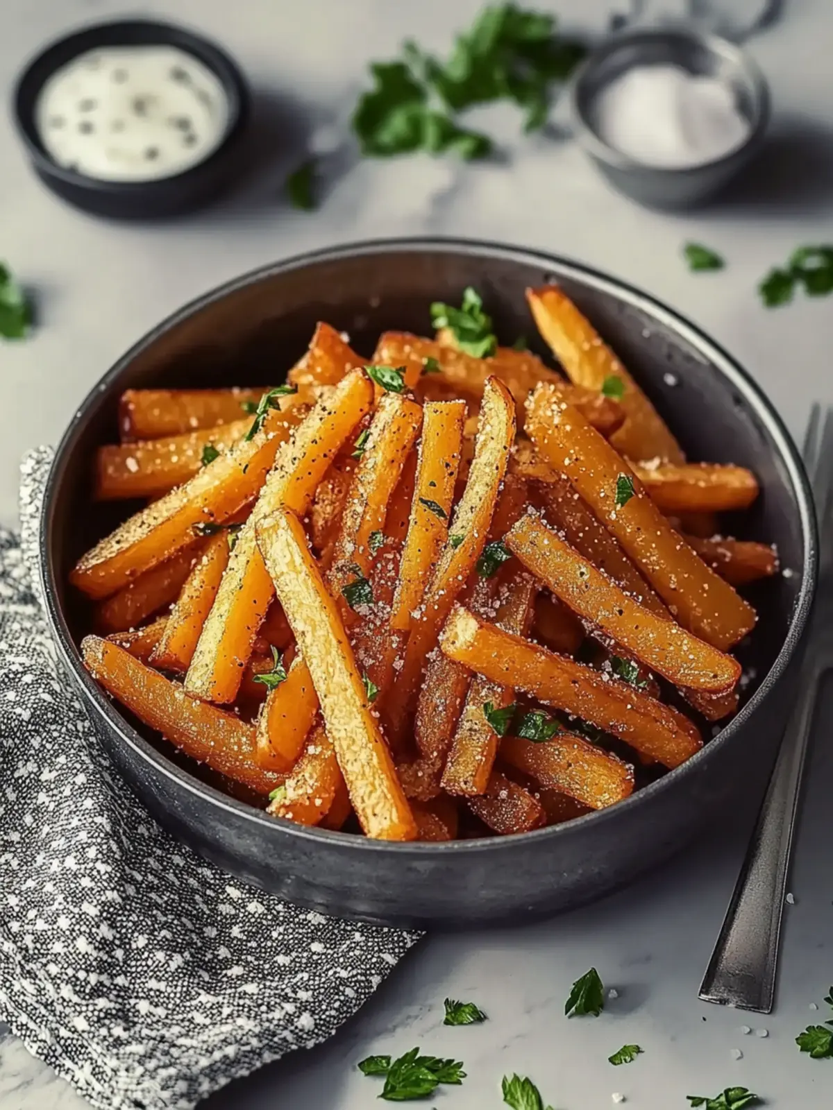 Die besten Süßkartoffelpommes aus der Heißluftfritteuse – Knusprig gut! 5 Die besten Süßkartoffelpommes aus der Heißluftfritteuse