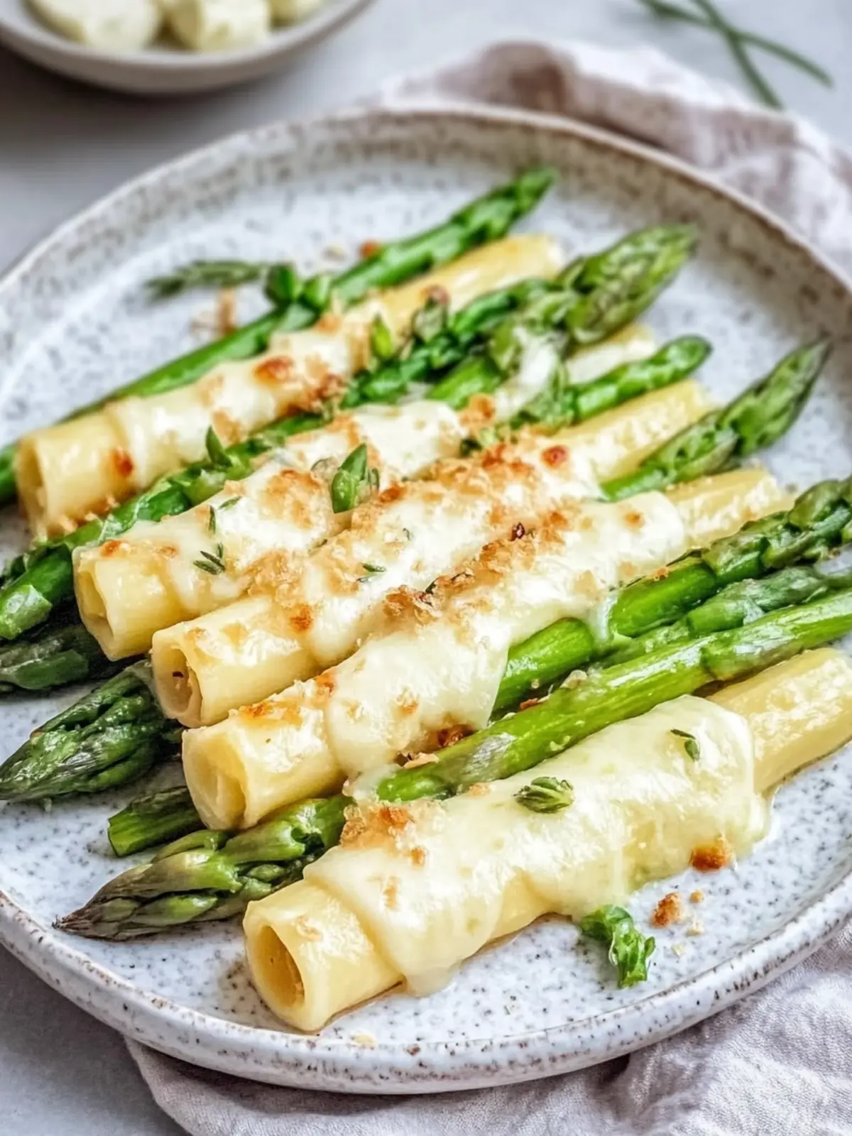 Spargel im Blätterteig mit Hühnchen und Käse – Ein Festmahl! 5 Spargel im Blätterteig mit Hühnchen Hühnchen Hühnchen Schinken & Käse