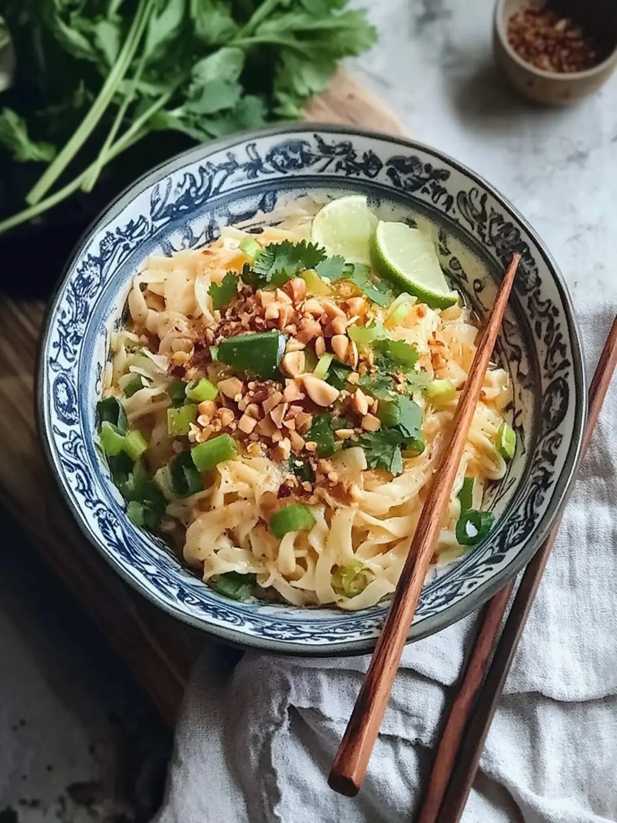 Asiatische Nudeln mit Erdnusssauce in 5 Minuten zaubern 4 asiatische Nudeln mit Erdnusssauce