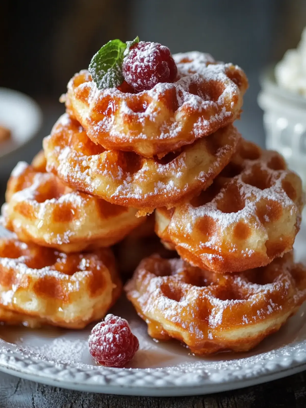 Mini-Apfel-Krapfen-Waffel-Donuts: Herbstliche Genussmomente 5 Mini-Apfel-Krapfen-Waffel-Donuts
