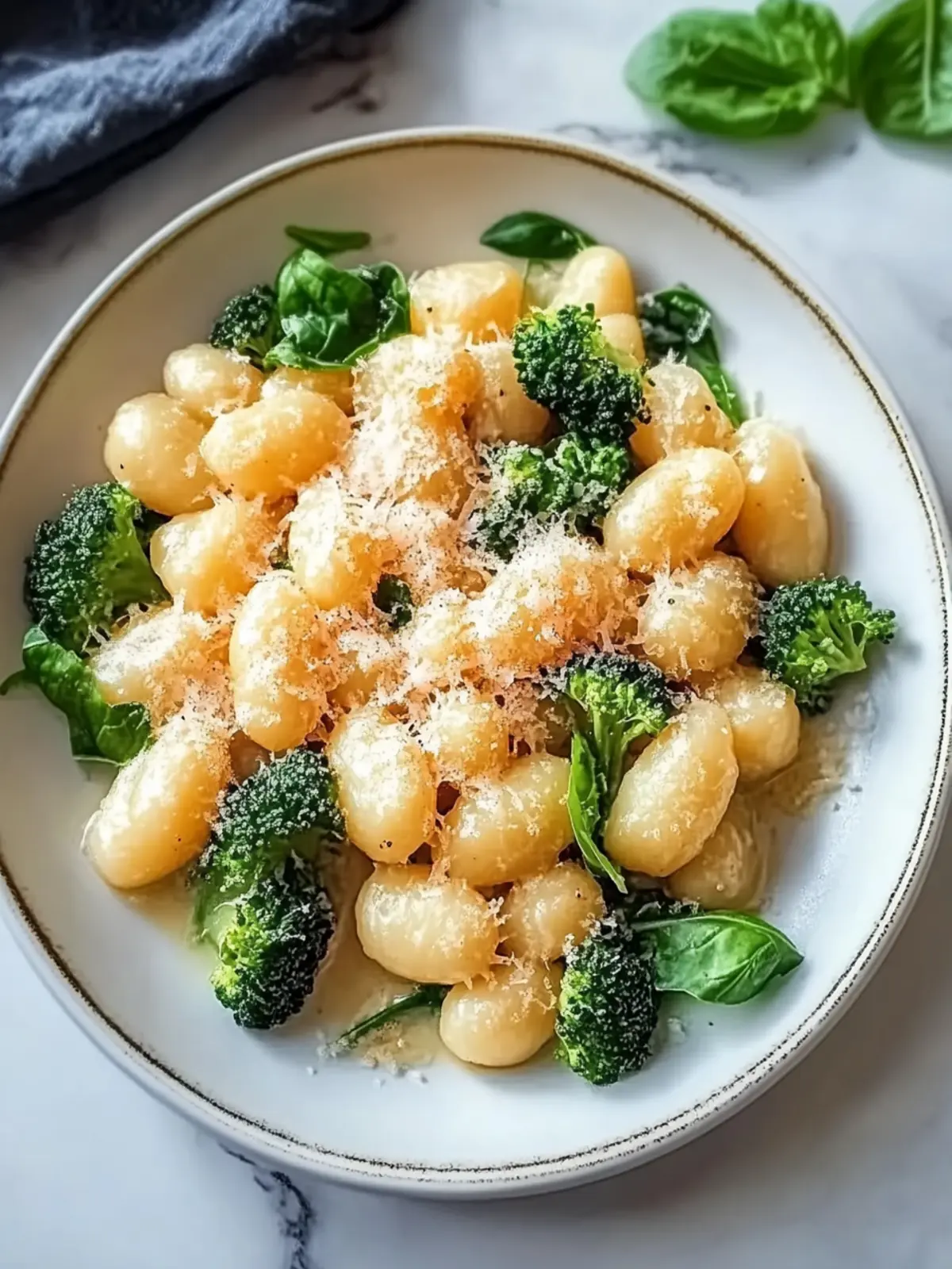 Cremige Brokkoli-Gnocchi