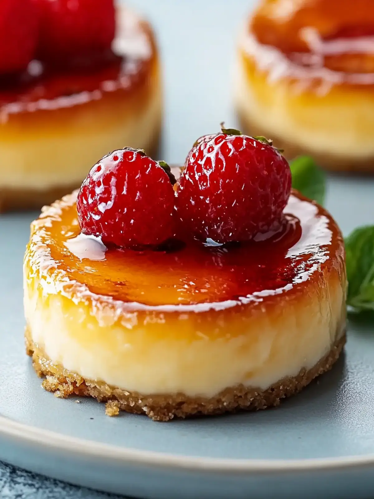 Mini Crème Brûlée Käsekuchen