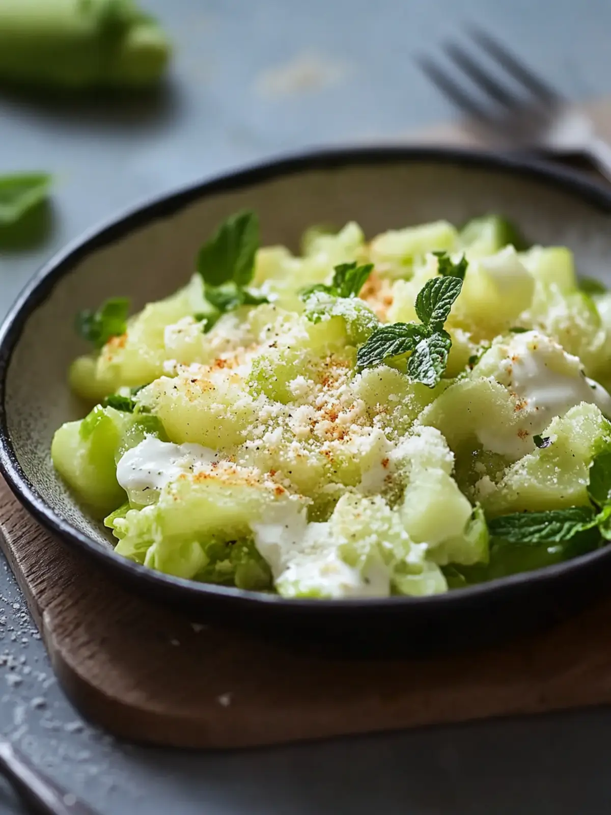 Erfrischender Kohlrabi-Salat mit Joghurt-Dressing für heiße Tage 3 Kohlrabi-Salat mit Joghurt-Dressing