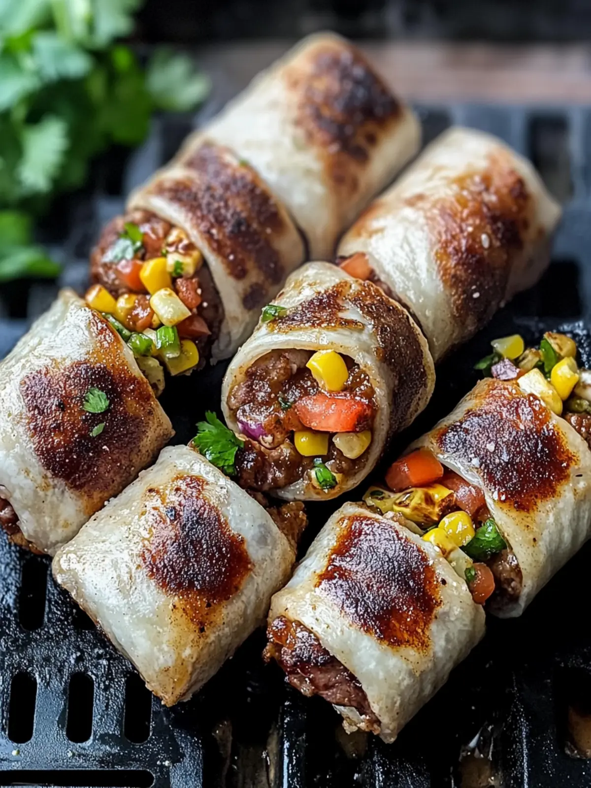 Saftige mexikanische Hackfleischrollen für jedes Grillfest 4 mexikanische Hackfleischrollen