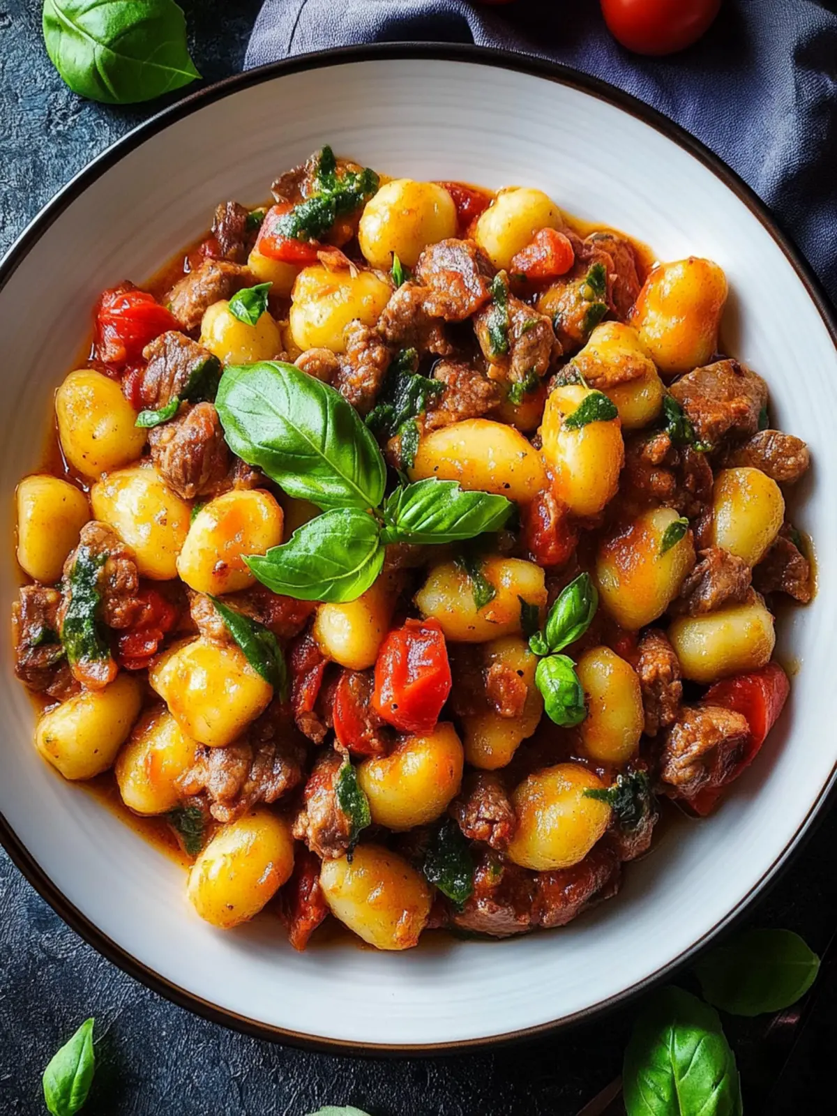 Schnelles Gnocchi mit Hackfleisch: Ein Familienliebling 3 Gnocchi mit Hackfleisch