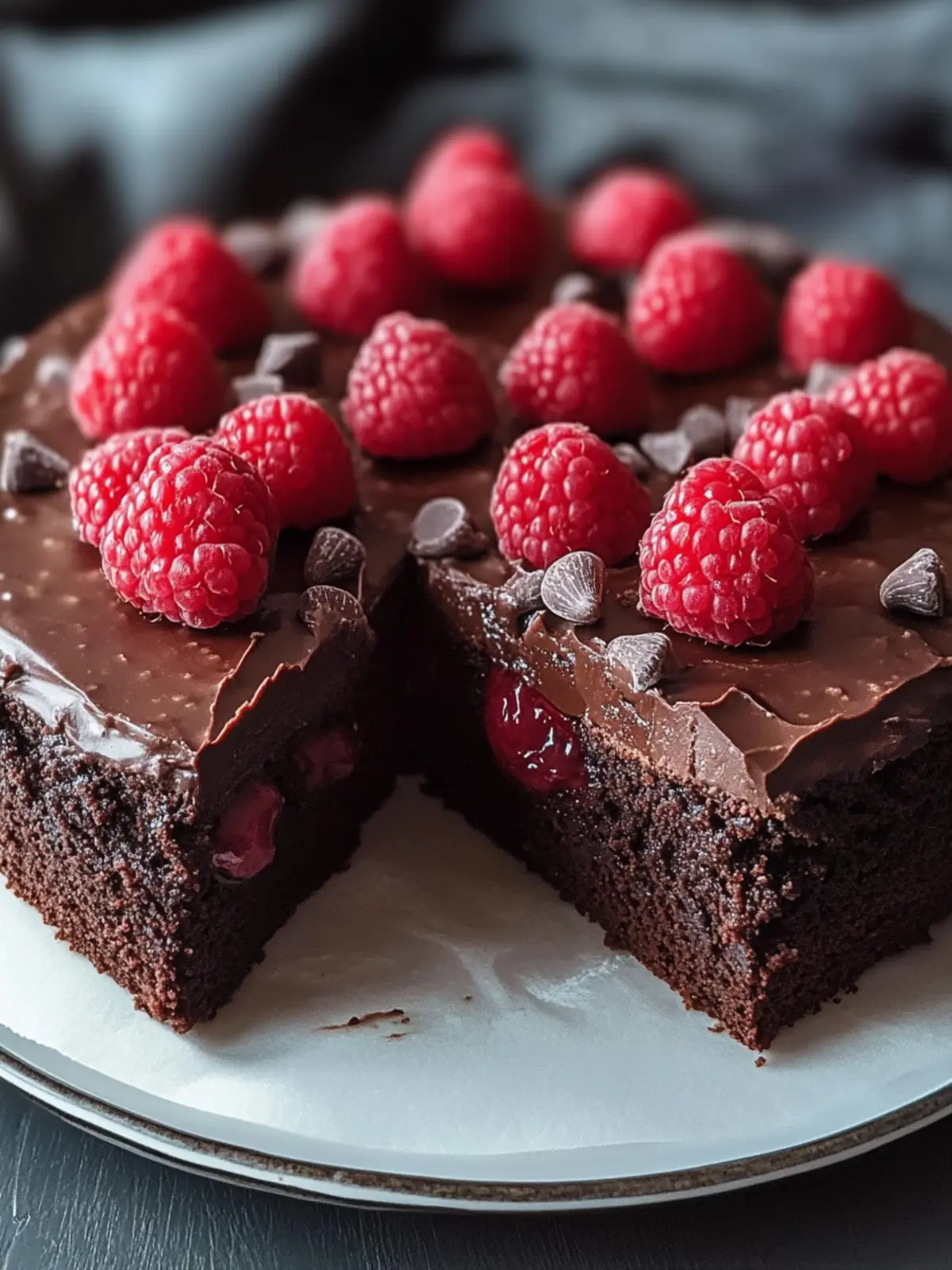 Himbeer-Schokoladen-Brownie-Kuchen für unwiderstehlichen Genuss 5 Himbeer-Schokoladen-Brownie-Kuchen