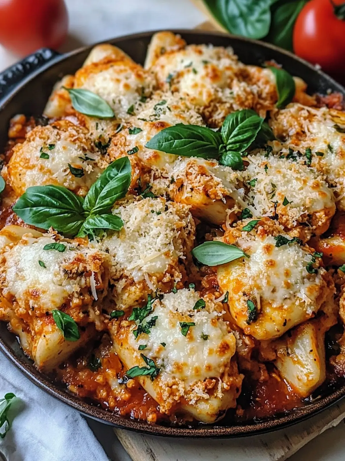 Dump-und-Bake Hähnchen Parmesan Auflauf für stressfreie Abendessen 4 Dump-und-Bake Hähnchen Parmesan Auflauf