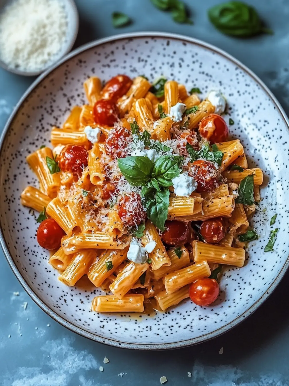 Tomaten- und Knoblauchpasta für ein schnelles, leckeres Abendessen 2 Tomaten- und Knoblauchpasta für ein schnelles Abendessen