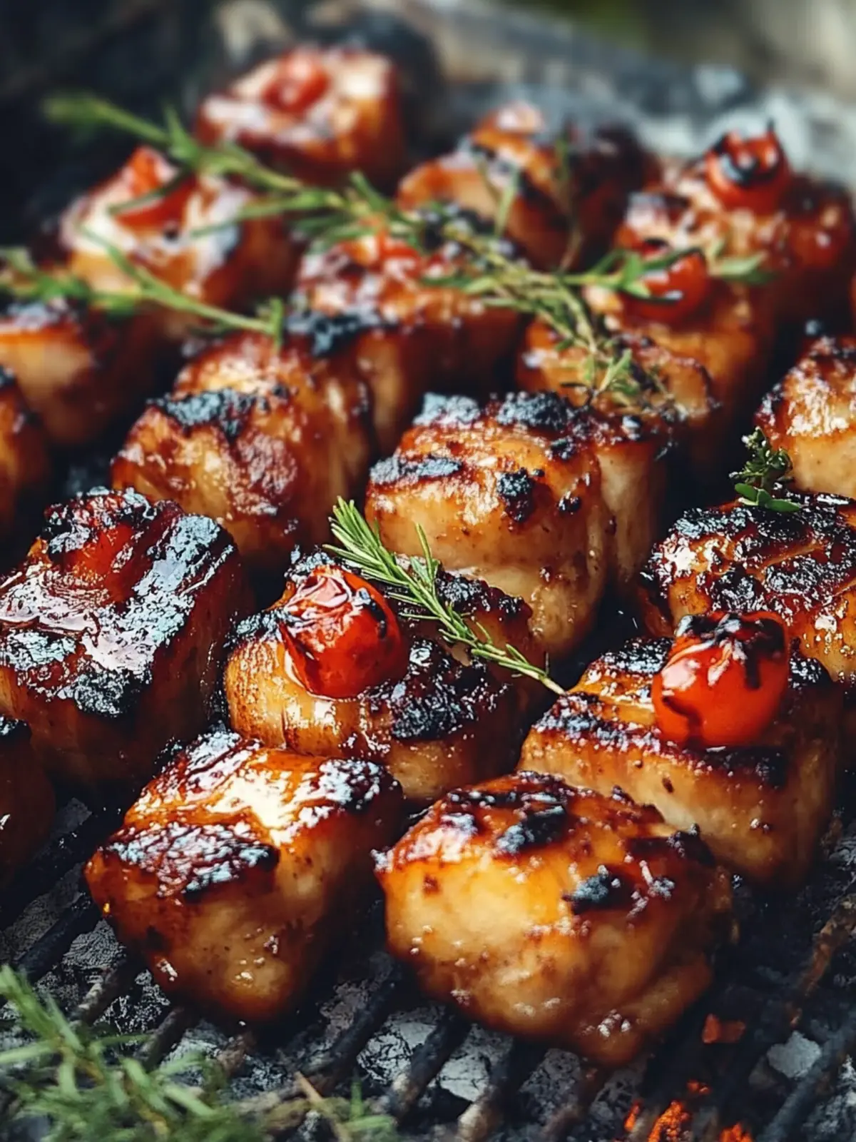 Honig BBQ Speck Hähnchen Spieße für unvergessliche Grillabende 5 Honig BBQ Speck Hähnchen