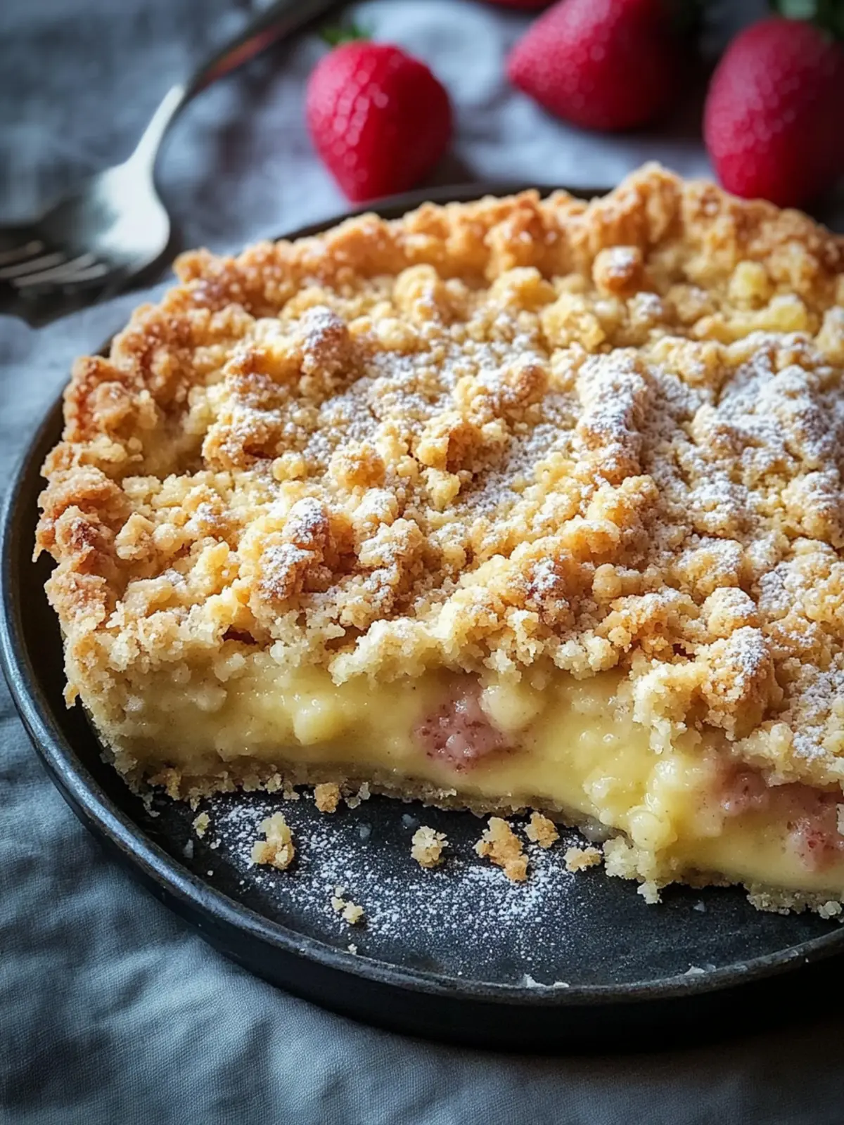 Streuselkuchen mit Pudding aus einem Blechpan – Einfache Genussmomente 4 Streuselkuchen mit Pudding aus einem Blechpan