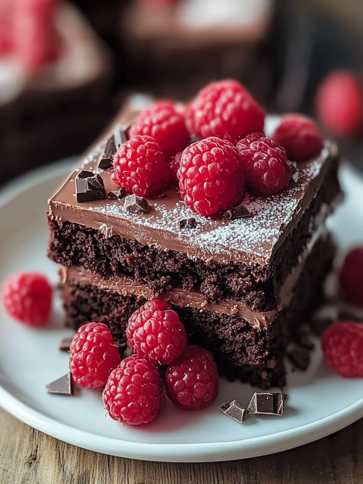 Himbeer-Schokoladen-Brownie-Kuchen für unwiderstehlichen Genuss 4 Himbeer-Schokoladen-Brownie-Kuchen