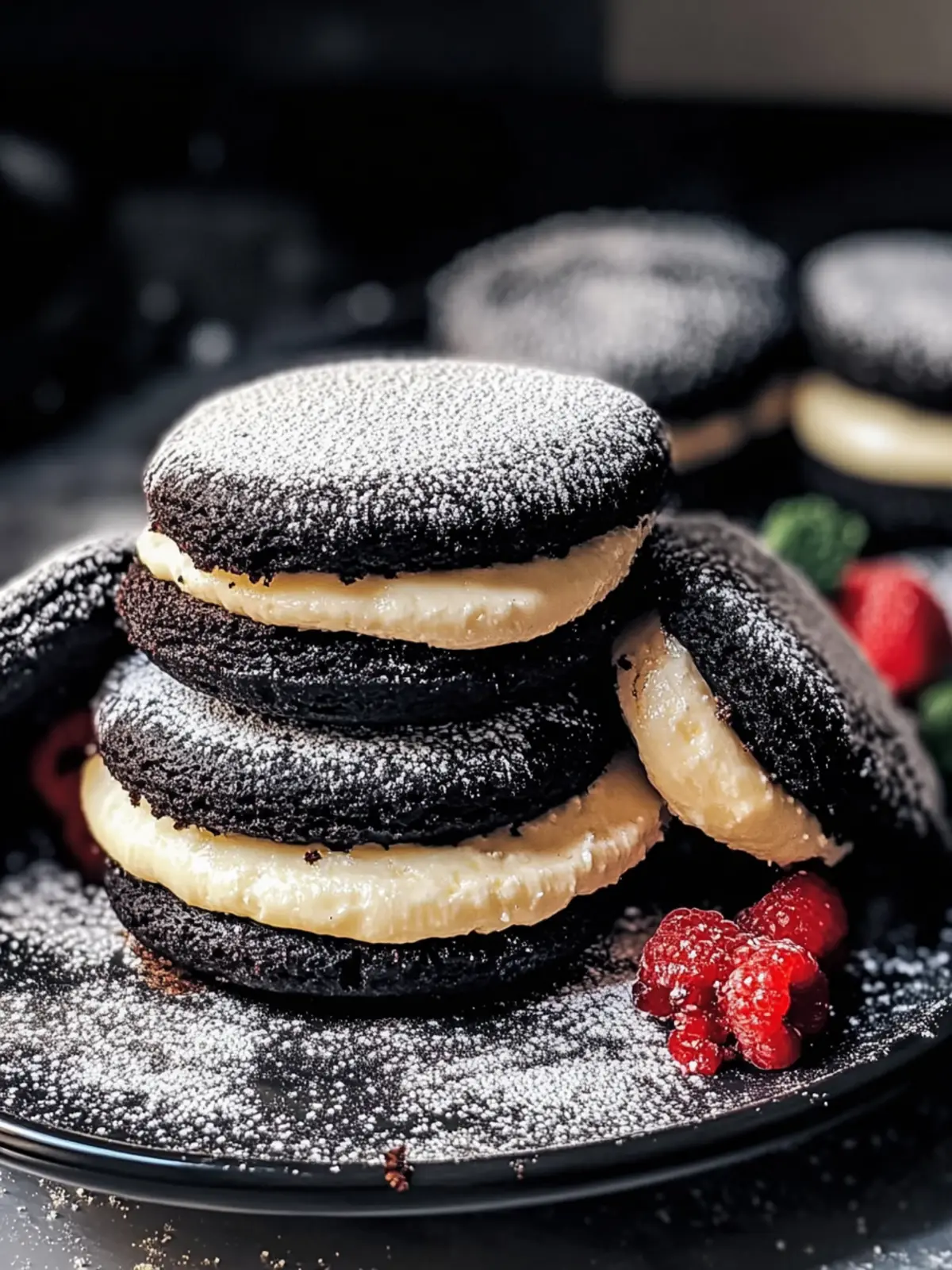 Schwarze Samt Käsekuchen Kekse: Der perfekte Halloween Genuss 5 Schwarze Samt Käsekuchen Kekse