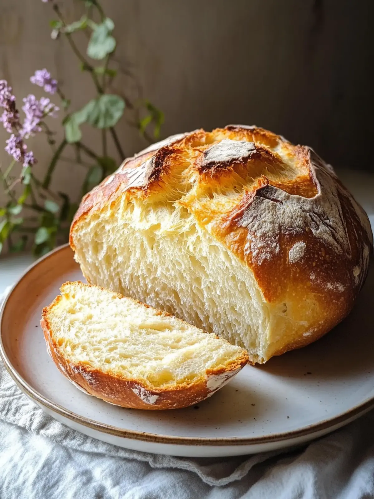 Einfache Crockpot-Brot für fluffigen Genuss ohne Aufwand 2 Einfache Crockpot-Brot