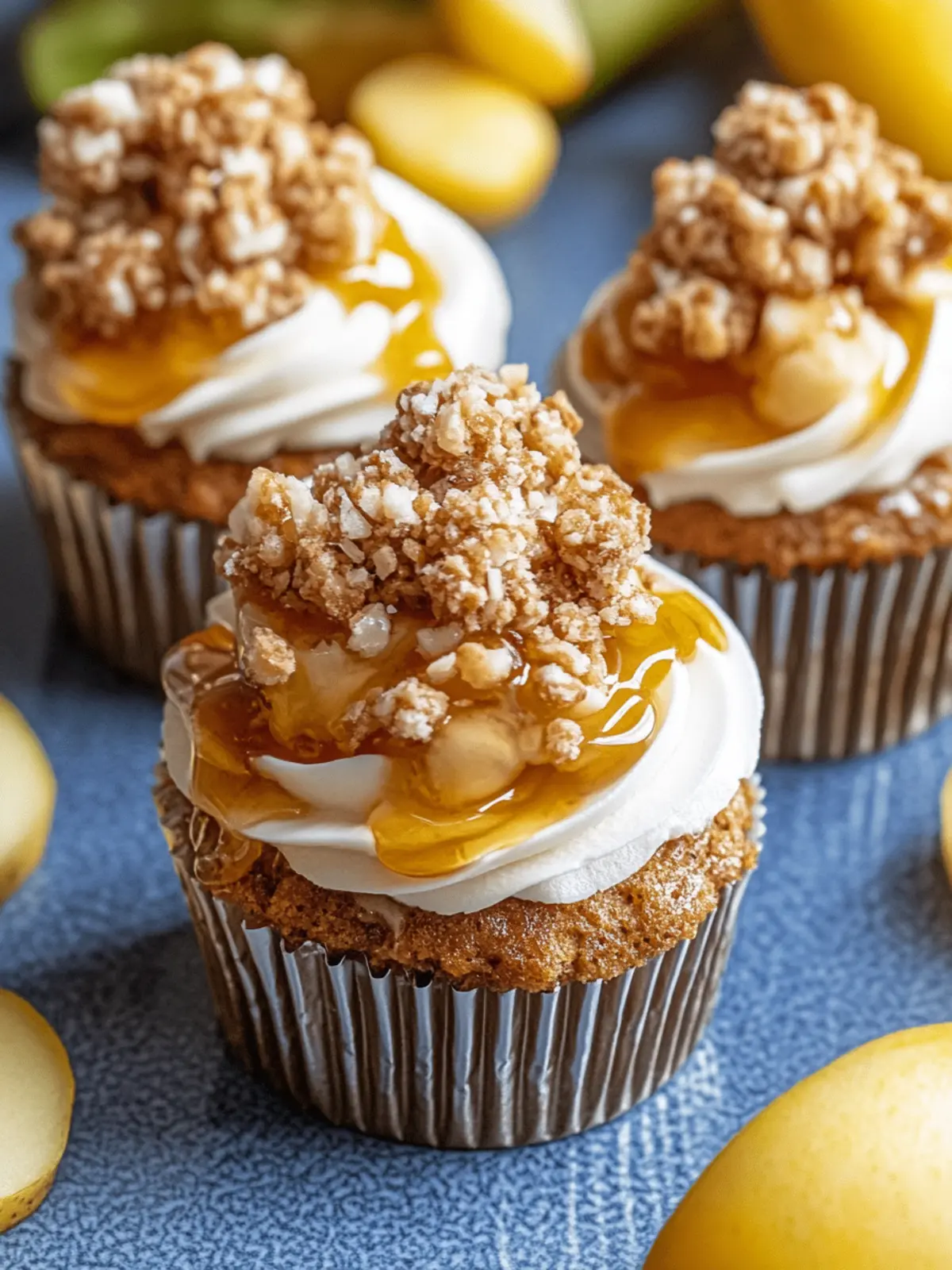 Karamell Frischkäse Bananen Muffins für jeden Anlass 3 Karamell Frischkäse Bananen Muffins