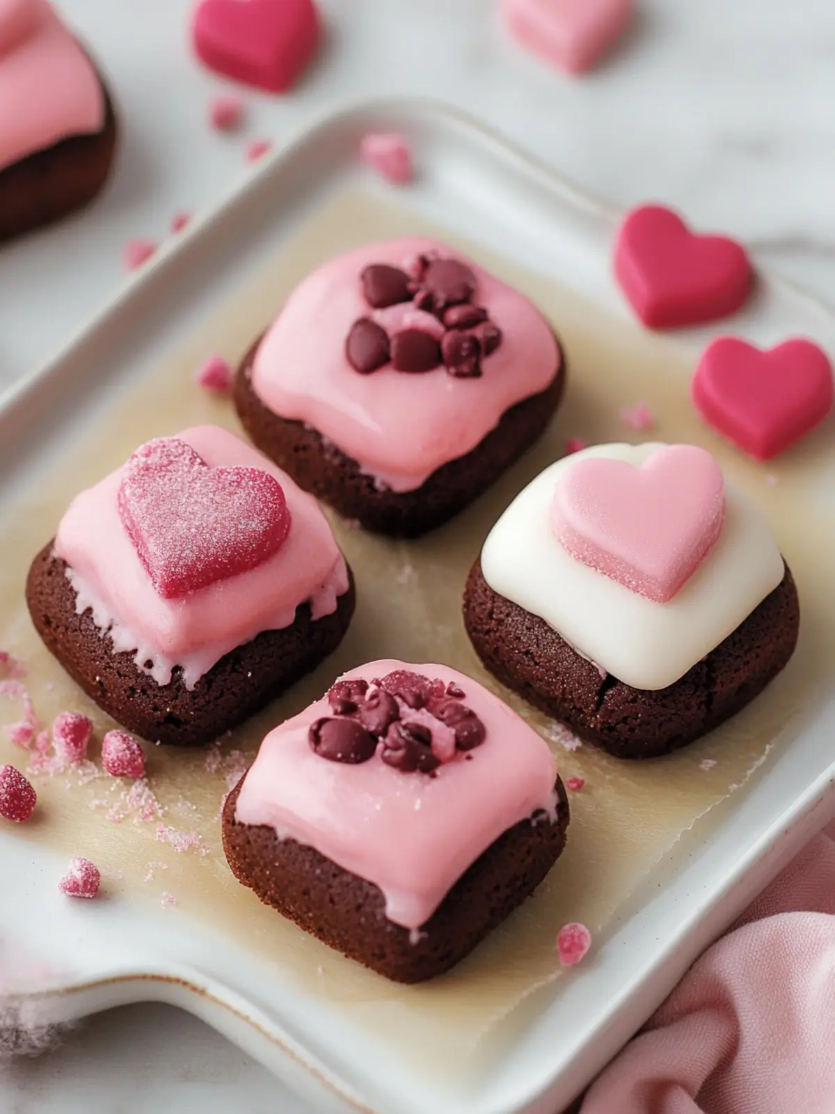 Valentinstag Ganache Kekse