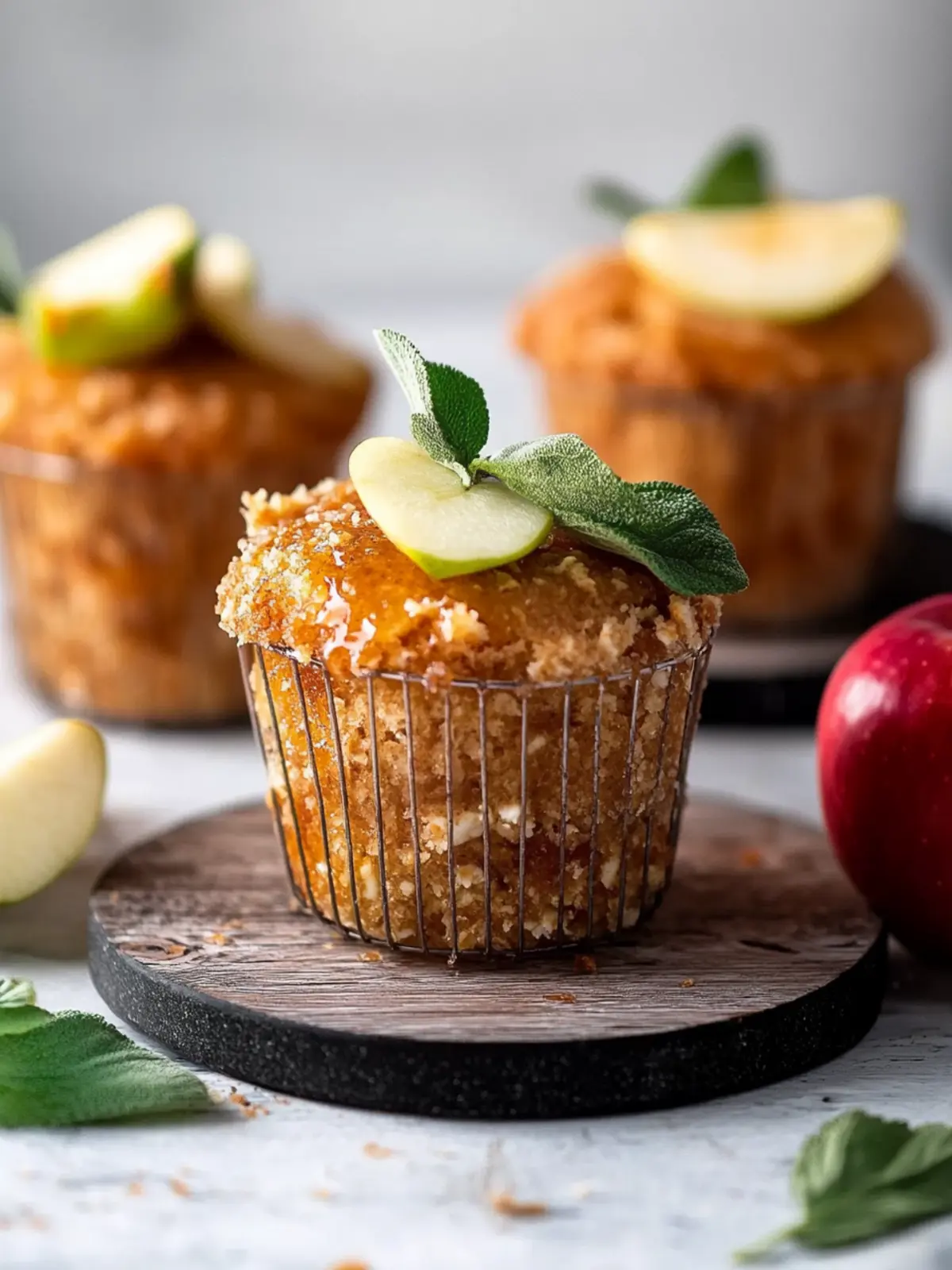 Gebackene Apfel-Zimt-Haferflocken-Törtchen für den perfekten Start 3 Gebackene Apfel-Zimt-Haferflocken-Törtchen