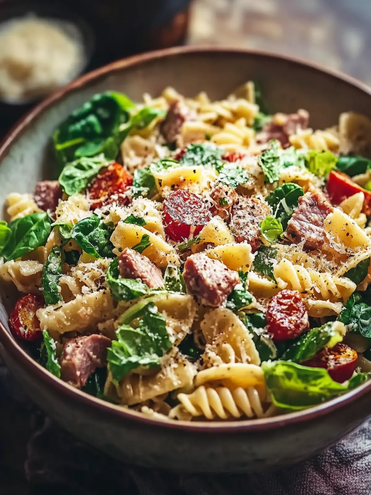 Frischer Caesar Rind Pasta Salat für jede Gelegenheit 5 Caesar Rind Pasta Salat