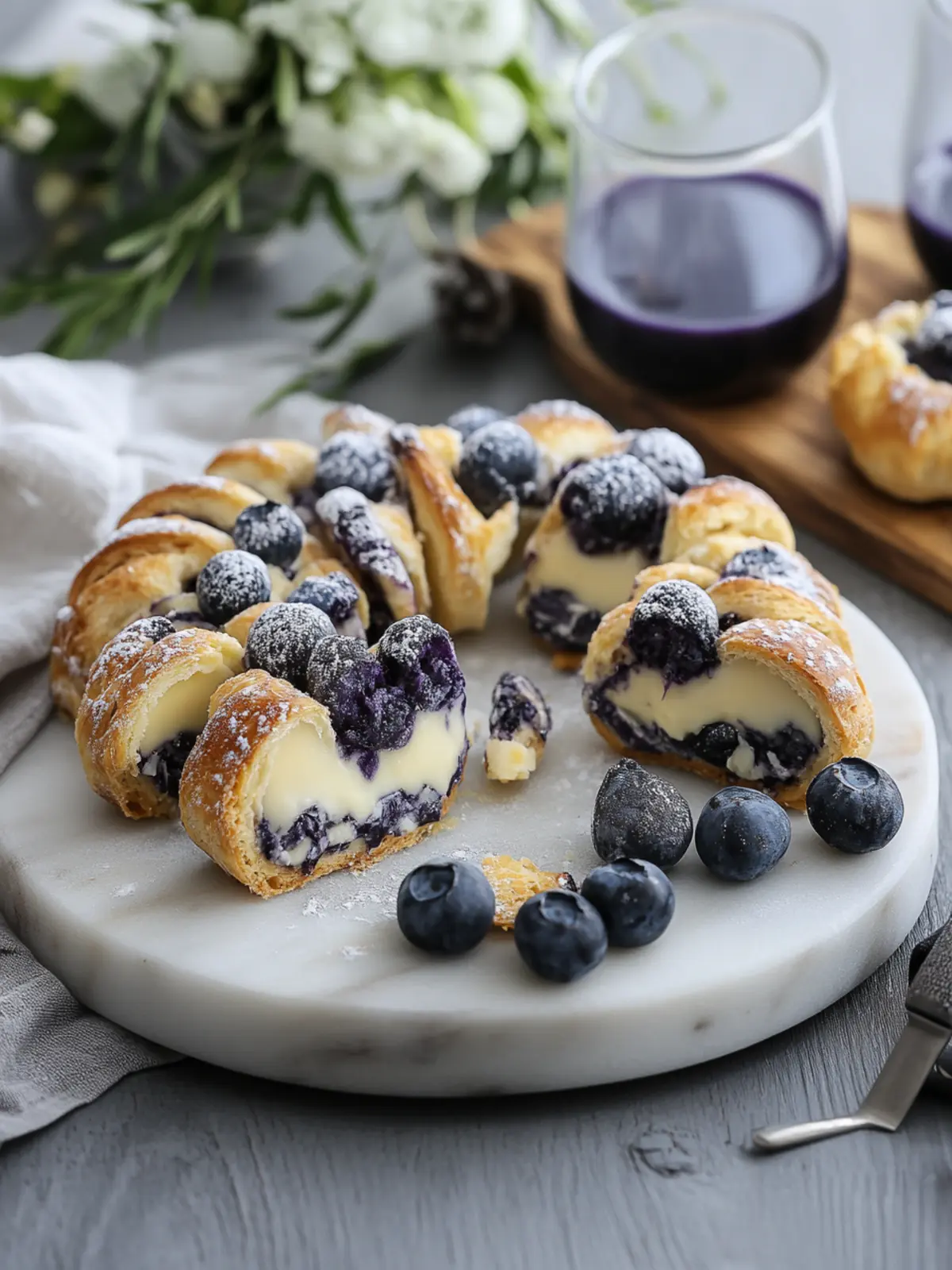 Blaubeerfrischkäse-Blätterteig: Himmlischer Genuss für jeden Tag 2 Blaubeerfrischkäse-Blätterteig