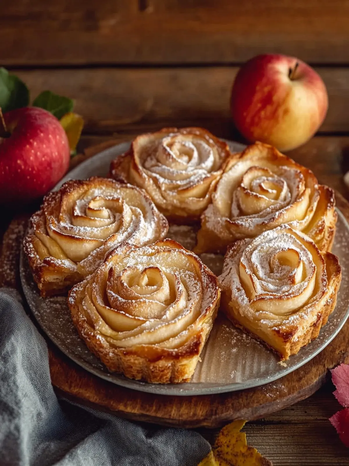 Apfel Blätterteig Rosetten – Einfach, köstlich und schnell! 3 Apfel Blätterteig Rosetten