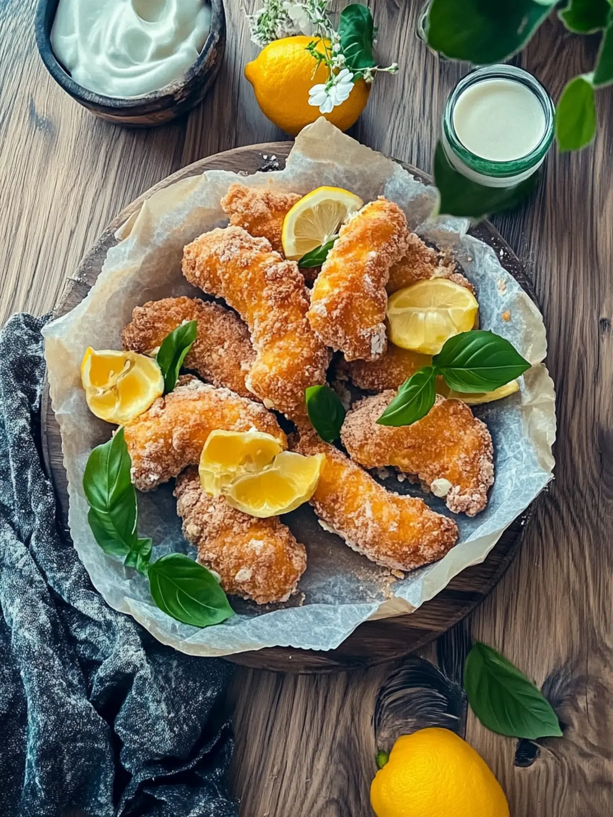 Hähnchenstreifen mit knuspriger Kruste und Dip-Sensation 5 Hähnchenstreifen