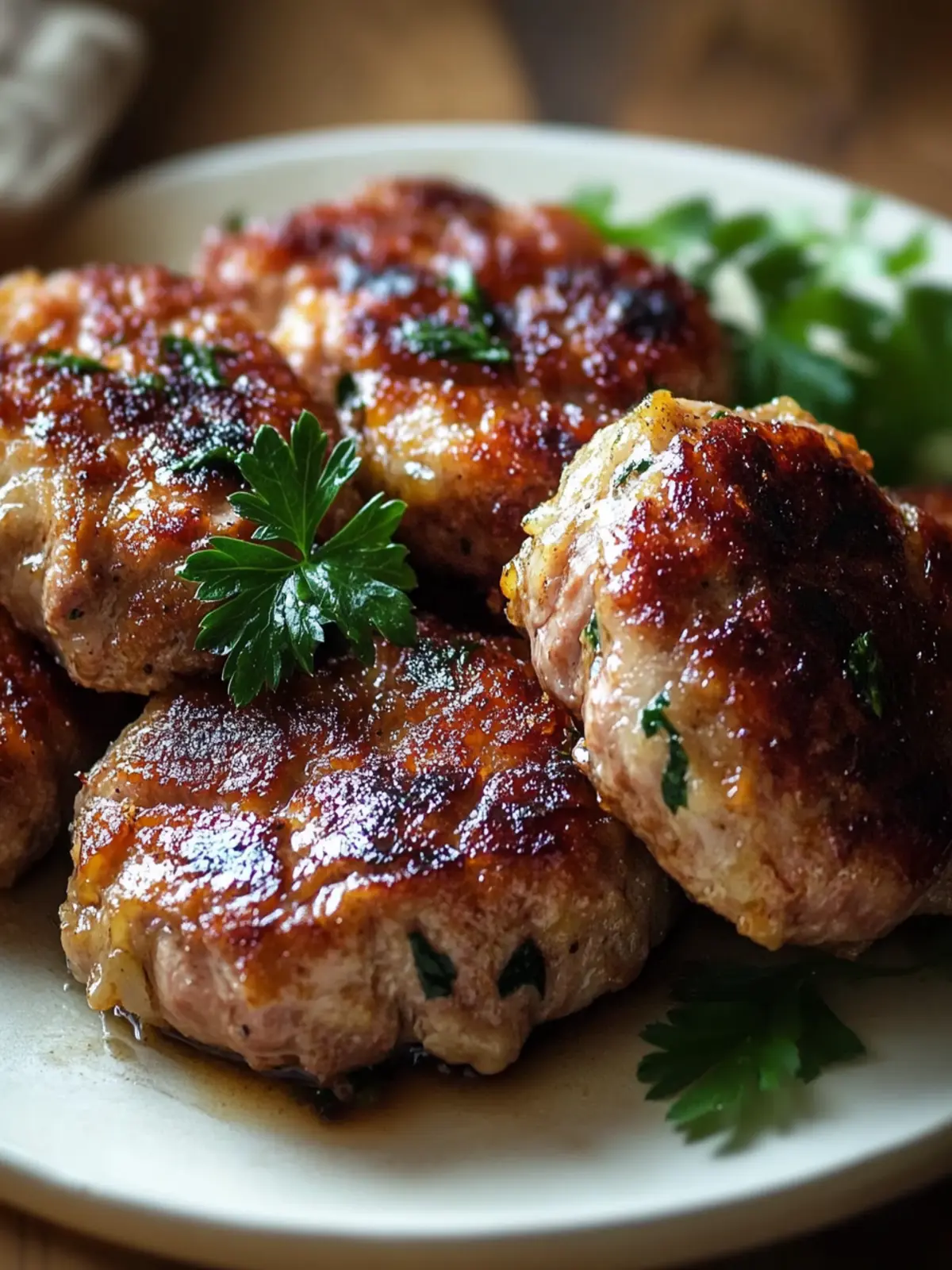 Saftige deutsche Schweinefrikadellen für dein perfektes Abendessen 4 Saftige deutsche Schweinefrikadellen