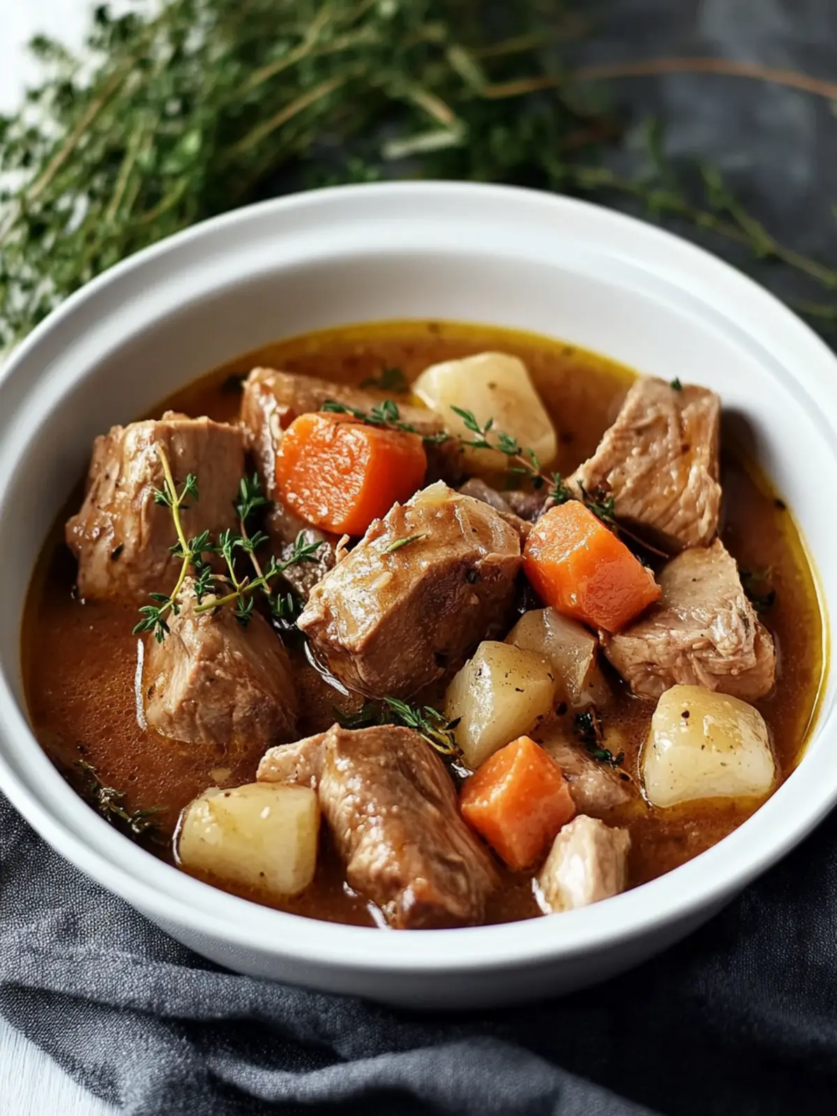 Schmelzender Schweineschulter-Eintopf für herzlichen Komfort