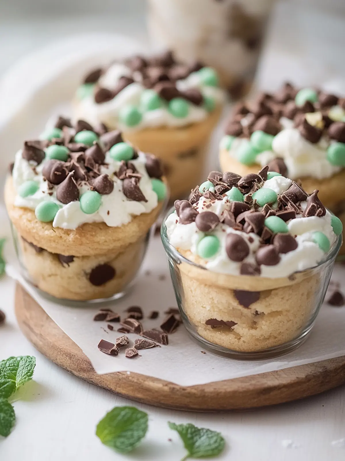 Minzschokoladenstückchenkekse für festliche Genussmomente 4 Minzschokoladenstückchenkekse