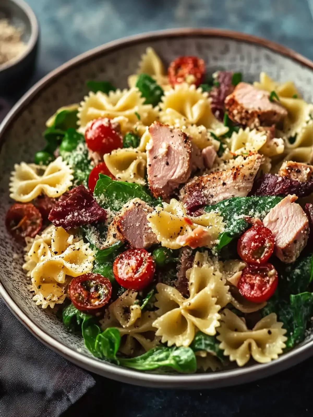 Frischer Caesar Rind Pasta Salat für jede Gelegenheit 3 Caesar Rind Pasta Salat