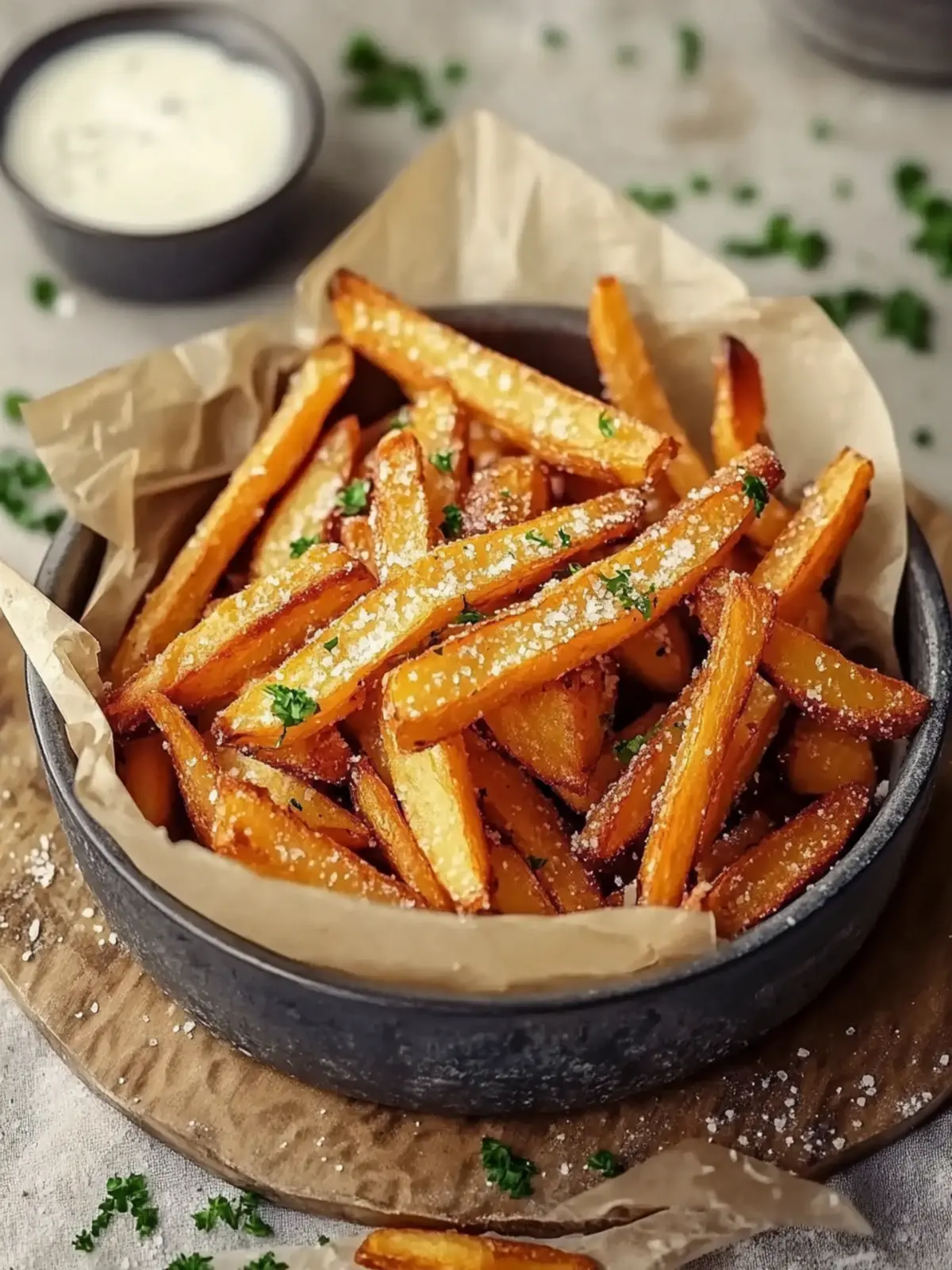 Die besten Süßkartoffelpommes aus der Heißluftfritteuse leicht gemacht 2 Die besten Süßkartoffelpommes aus der Heißluftfritteuse