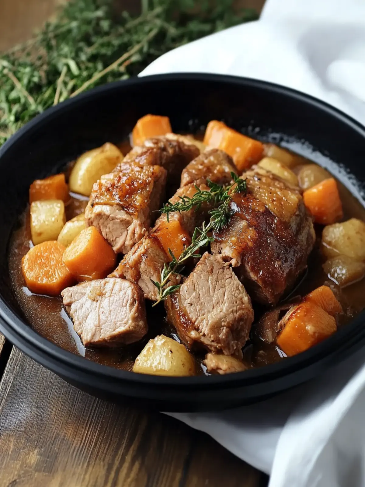 Schmelzender Schweineschulter-Eintopf für herzlichen Komfort zu Hause 4 Schmelzender Schweineschulter-Eintopf für herzlichen Komfort