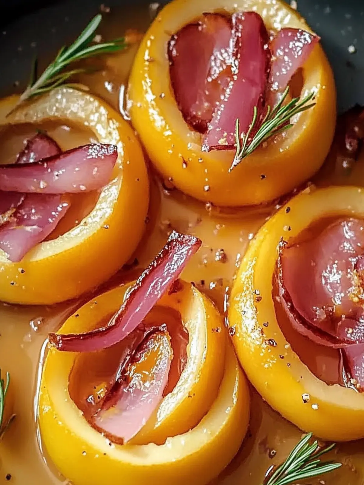 Kürbisstücke mit Speck – Knuspriger Genuss für den Herbst 3 Kürbisstücke mit Speck