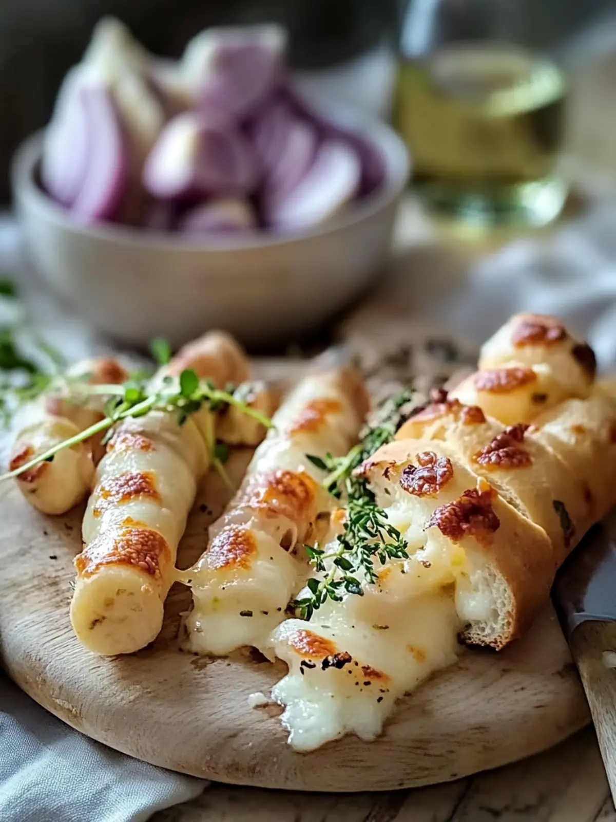Schinken- und Käse-Sticks mit Truthahnspeck: Einfach lecker! 2 Schinken- und Käse-Sticks mit Truthahnspeck
