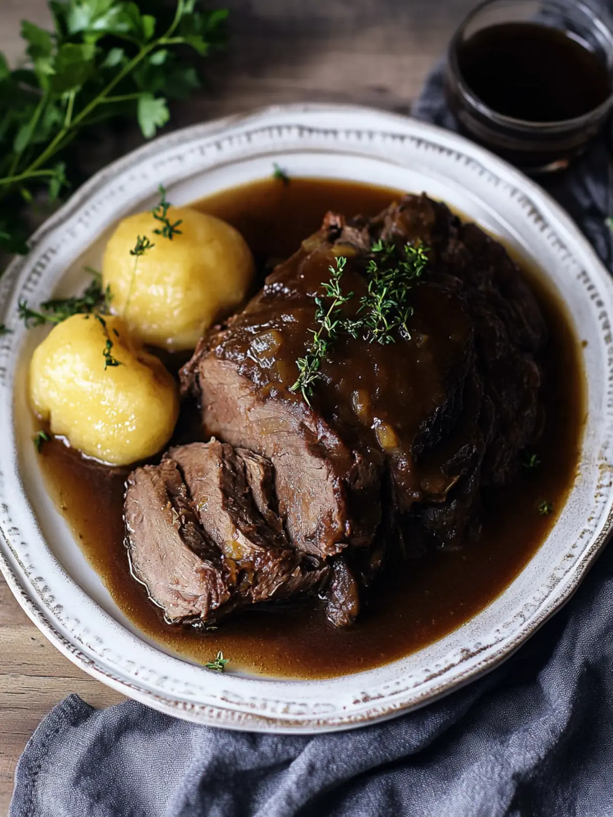Moms Sauerbraten – Zarte Tradition für dein Festessen 2 Moms Sauerbraten