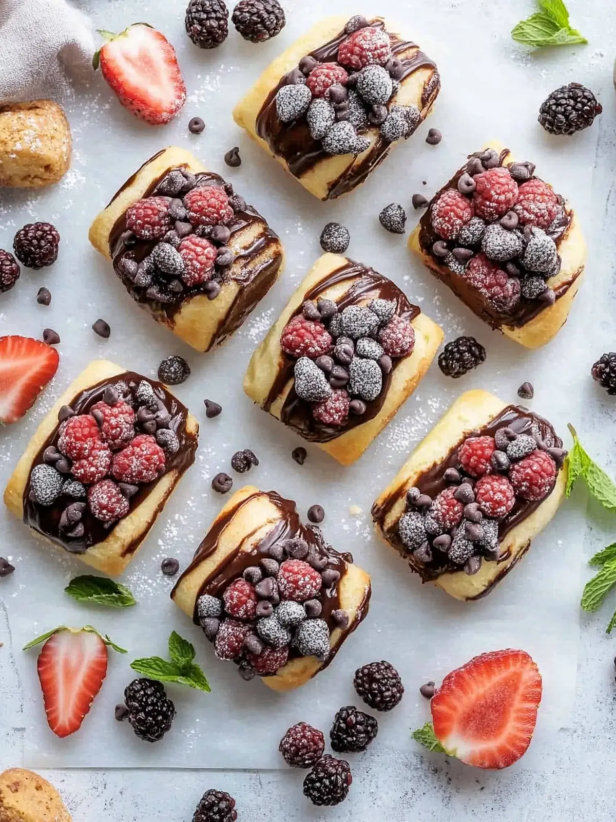 Eiweißreiche Schokoladenrollen in 10 Minuten genießen 3 Eiweißreiche Schokoladenrollen