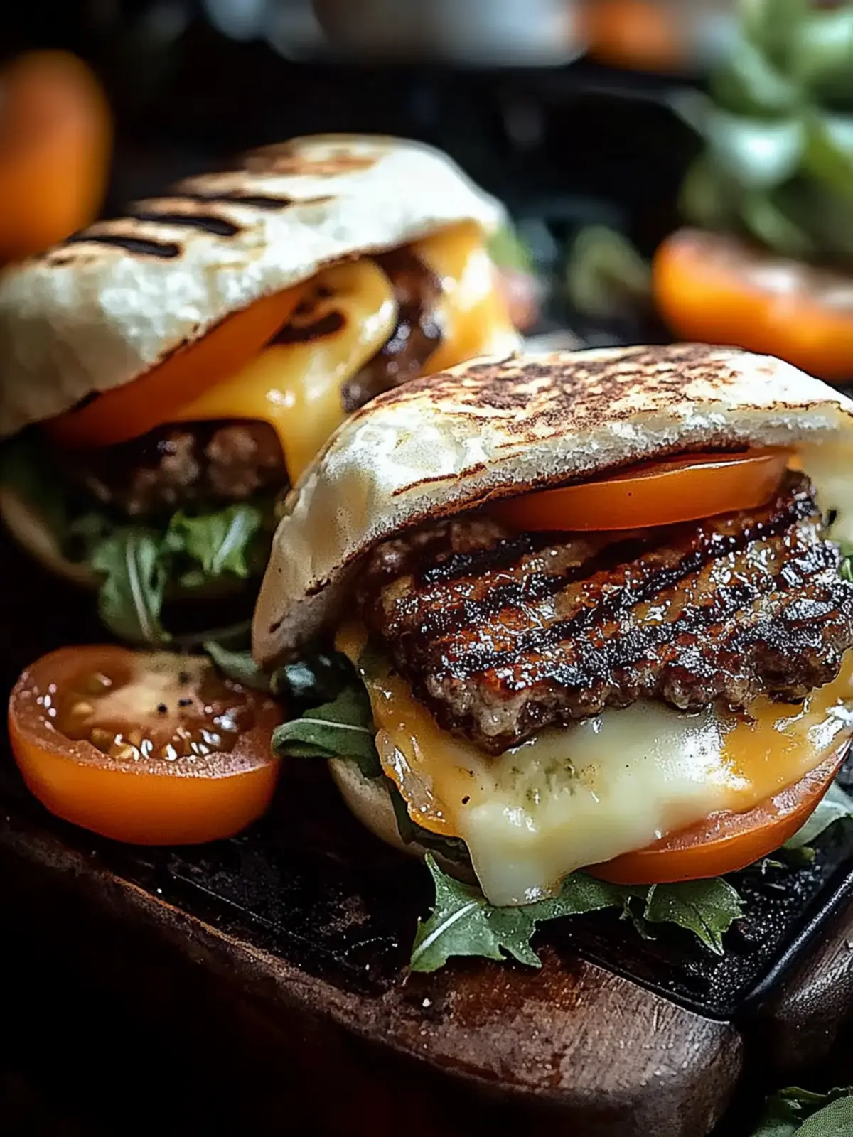 Gegrillte Cheeseburger-Wraps: Schneller Genuss für Feinschmecker 2 Gegrillte Cheeseburger-Wraps