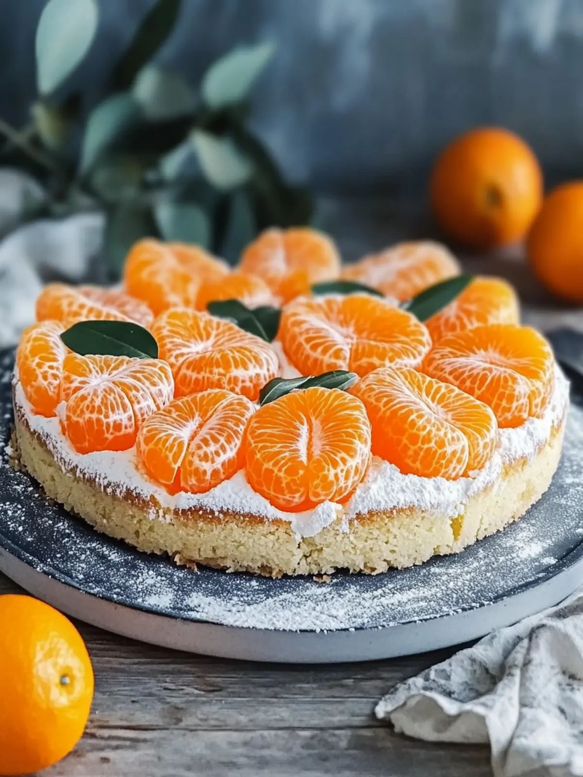 Sauerrahmkuchen mit Mandarinen aus der Blechform – Fruchtiger Genuss 2 Sauerrahmkuchen mit Mandarinen aus der Blechform