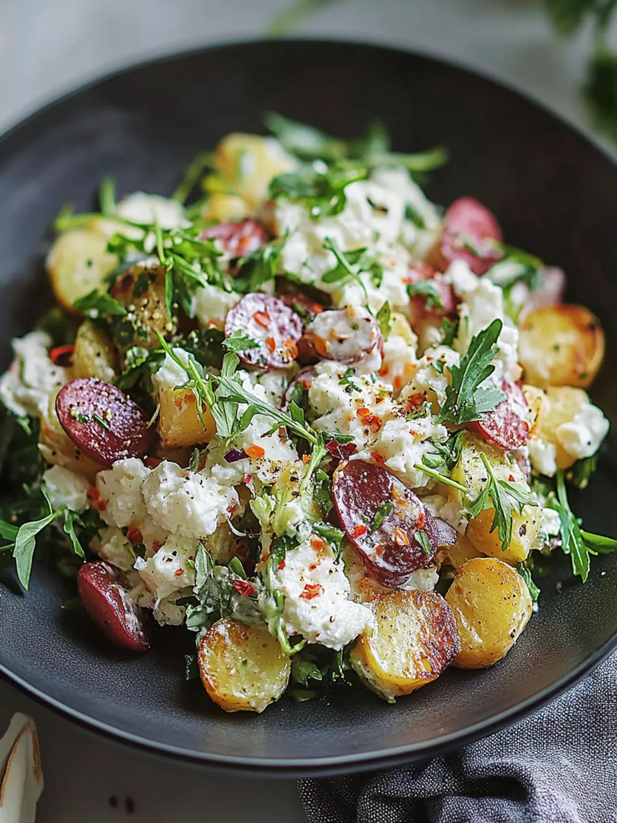 Knuspriger Zerdrückter Kartoffelsalat – Der perfekte Partyhit 4 Knuspriger Zerdrückter Kartoffelsalat