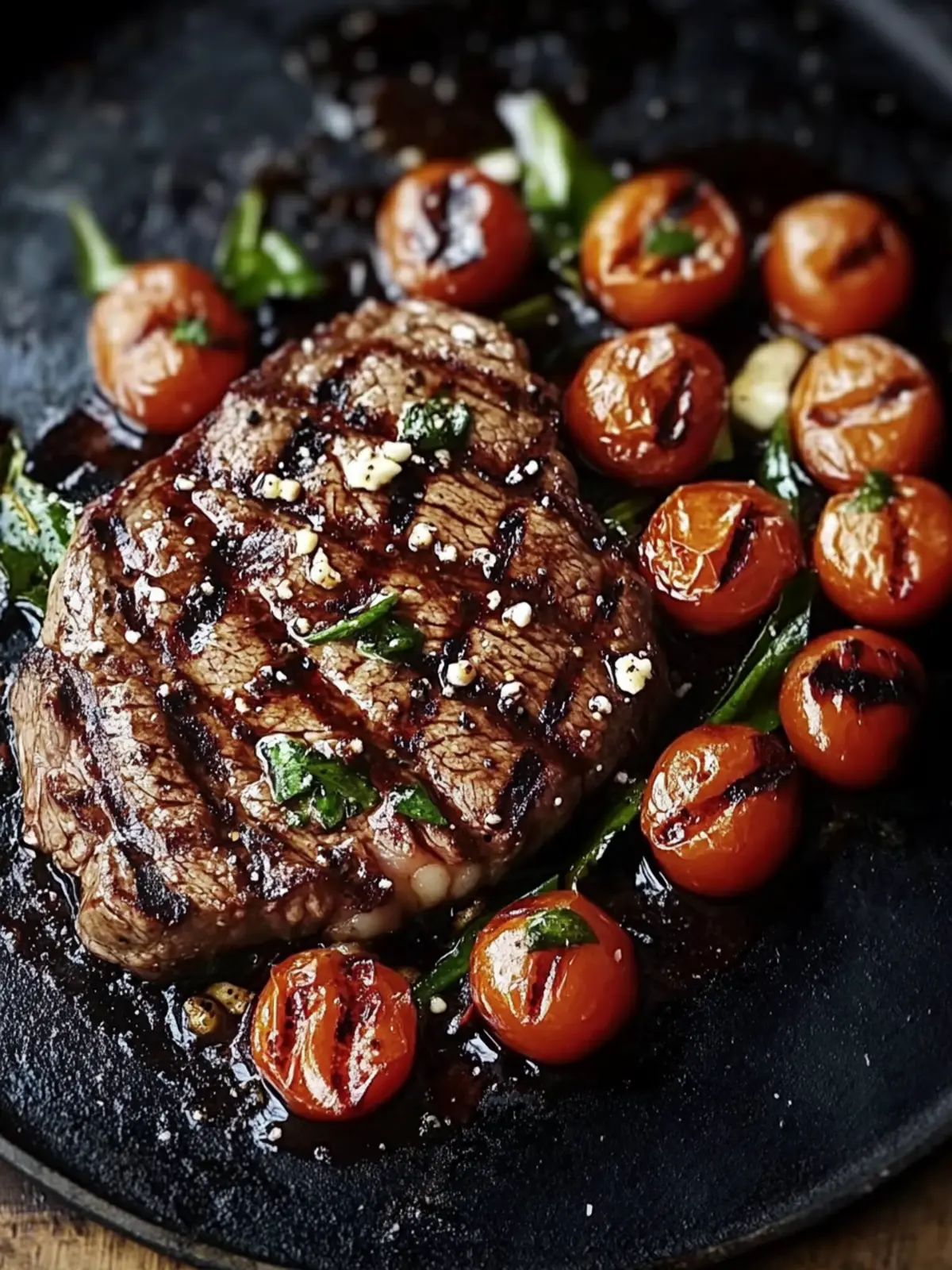 Gegrilltes Flankensteak: Sommerlicher Genuss mit Caprese 3 Gegrilltes Flankensteak