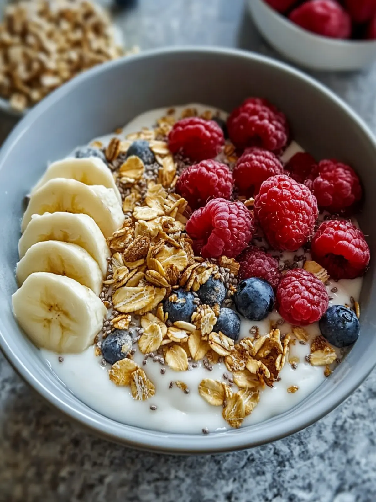 Hochproteinreiches Frühstück: Götterboot mit Joghurt und Beeren 4 hochproteinreiches Frühstück