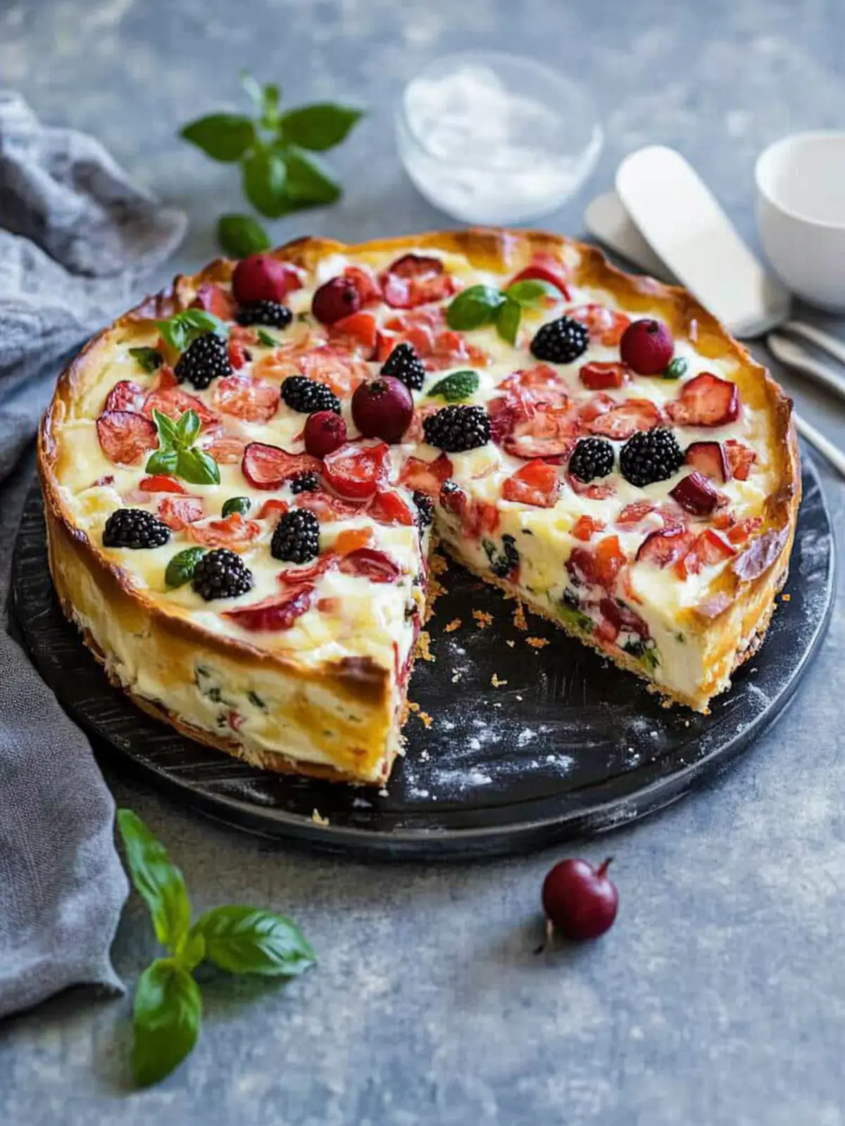 Herzhafter Kuchen mit Gemüse: Gesund und köstlich genießen 5 Herzhafter Kuchen mit Gemüse