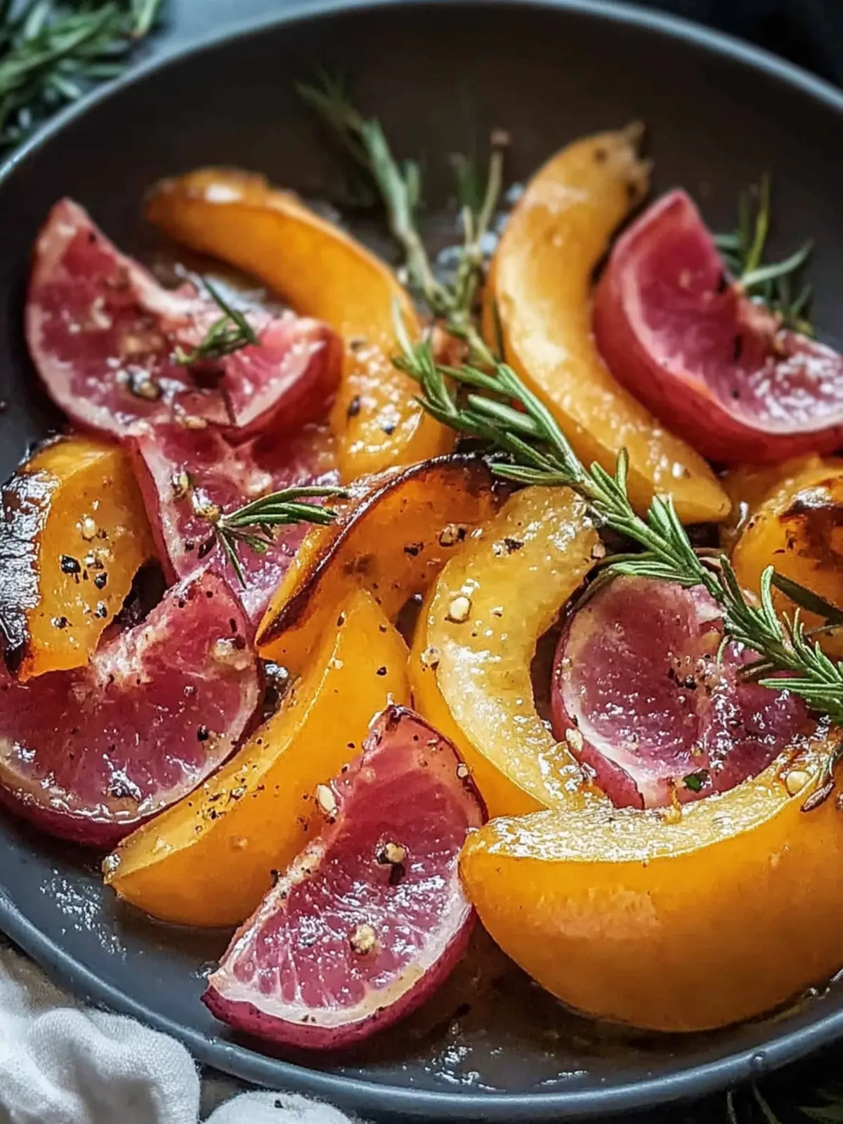 Kürbisstücke mit Speck – Knuspriger Genuss für den Herbst 4 Kürbisstücke mit Speck