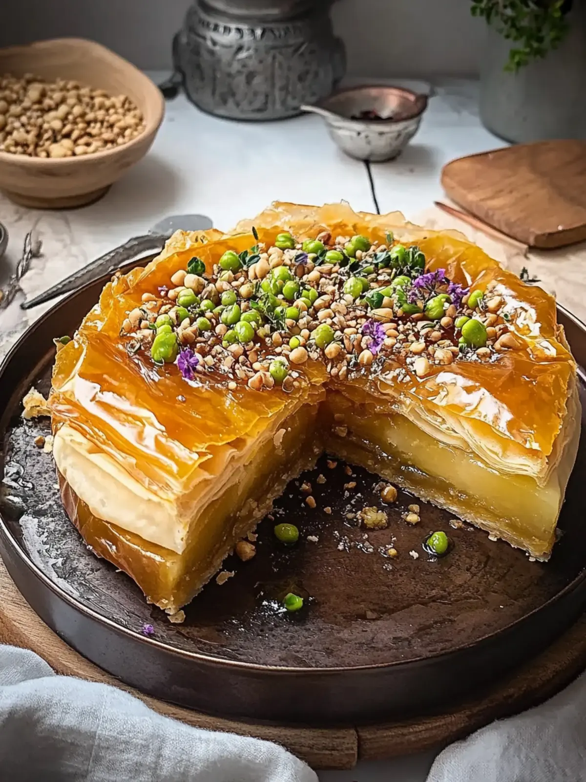 Baklava Käsekuchen: Die süßeste Fusion für Naschkatzen 5 Baklava Käsekuchen